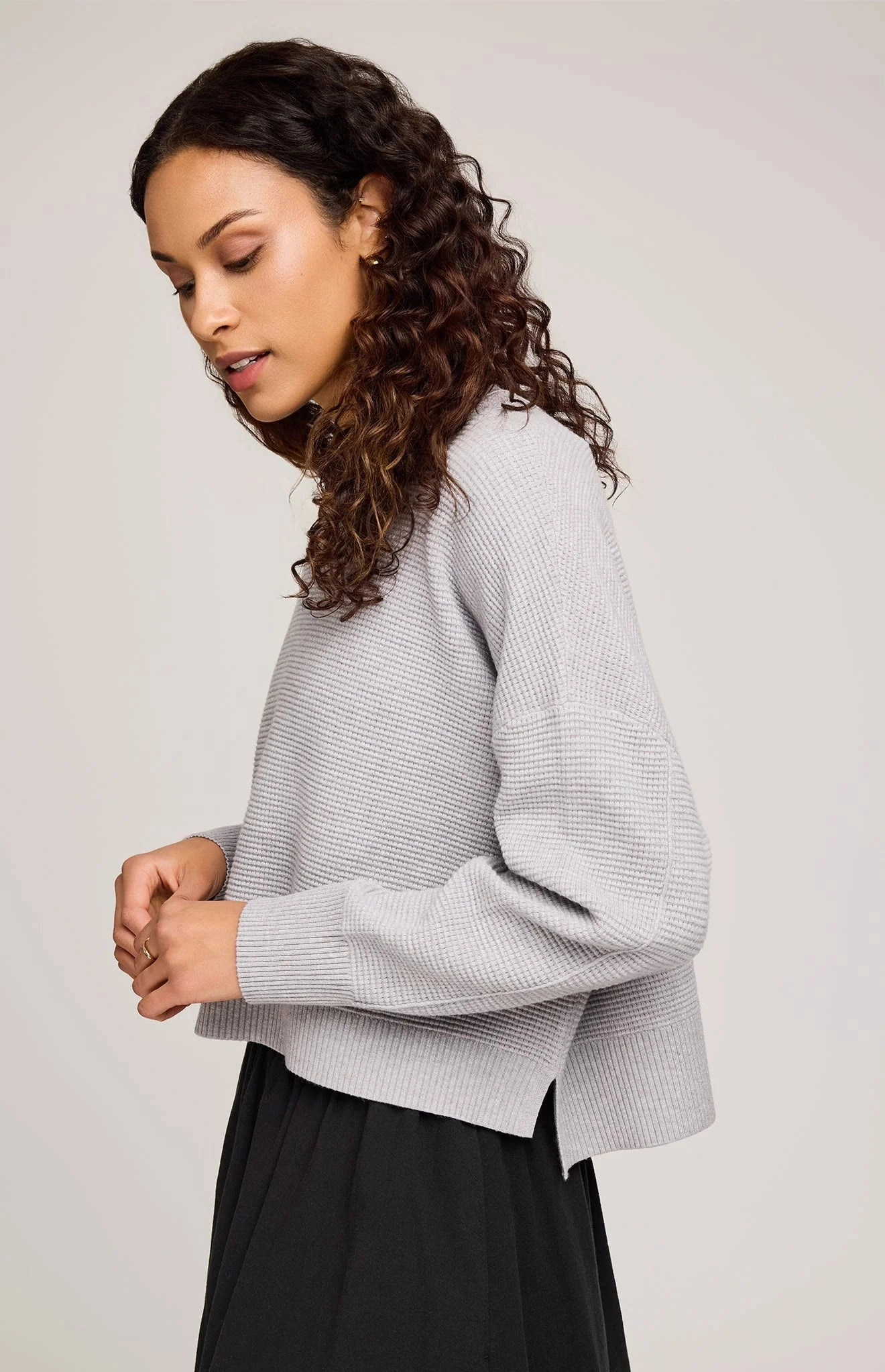 Axel Crewneck Sweater - Heather Ash Snuggle Comfort