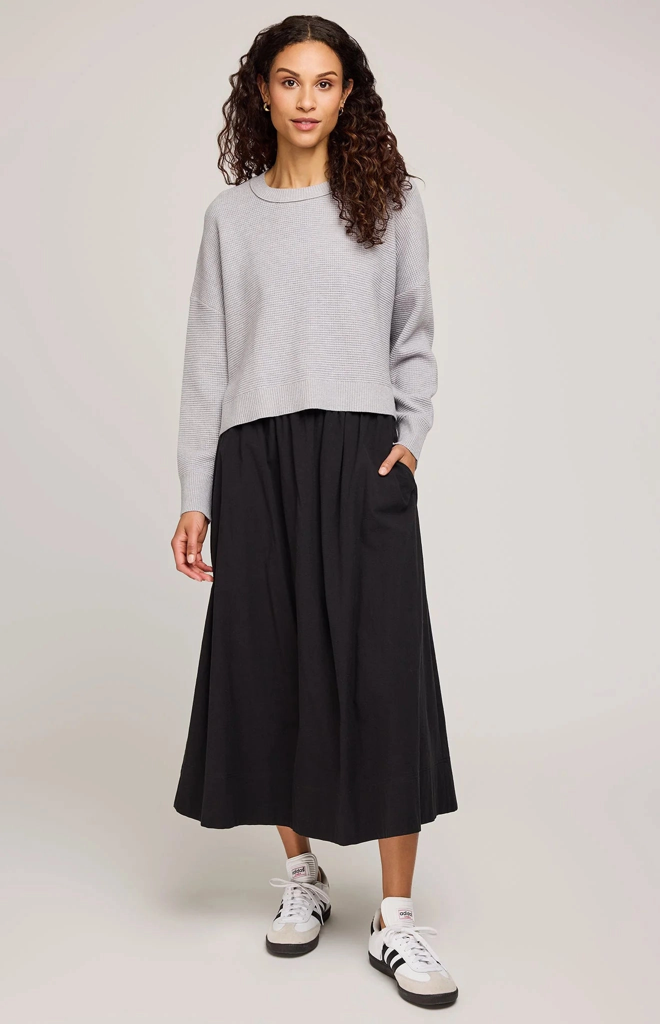 Axel Crewneck Sweater - Heather Ash Modern Comfort