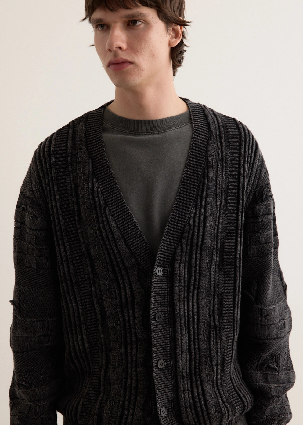 Shutter Rope Cardigan MultiDirectional Elasticity Durable Reinforced Hems