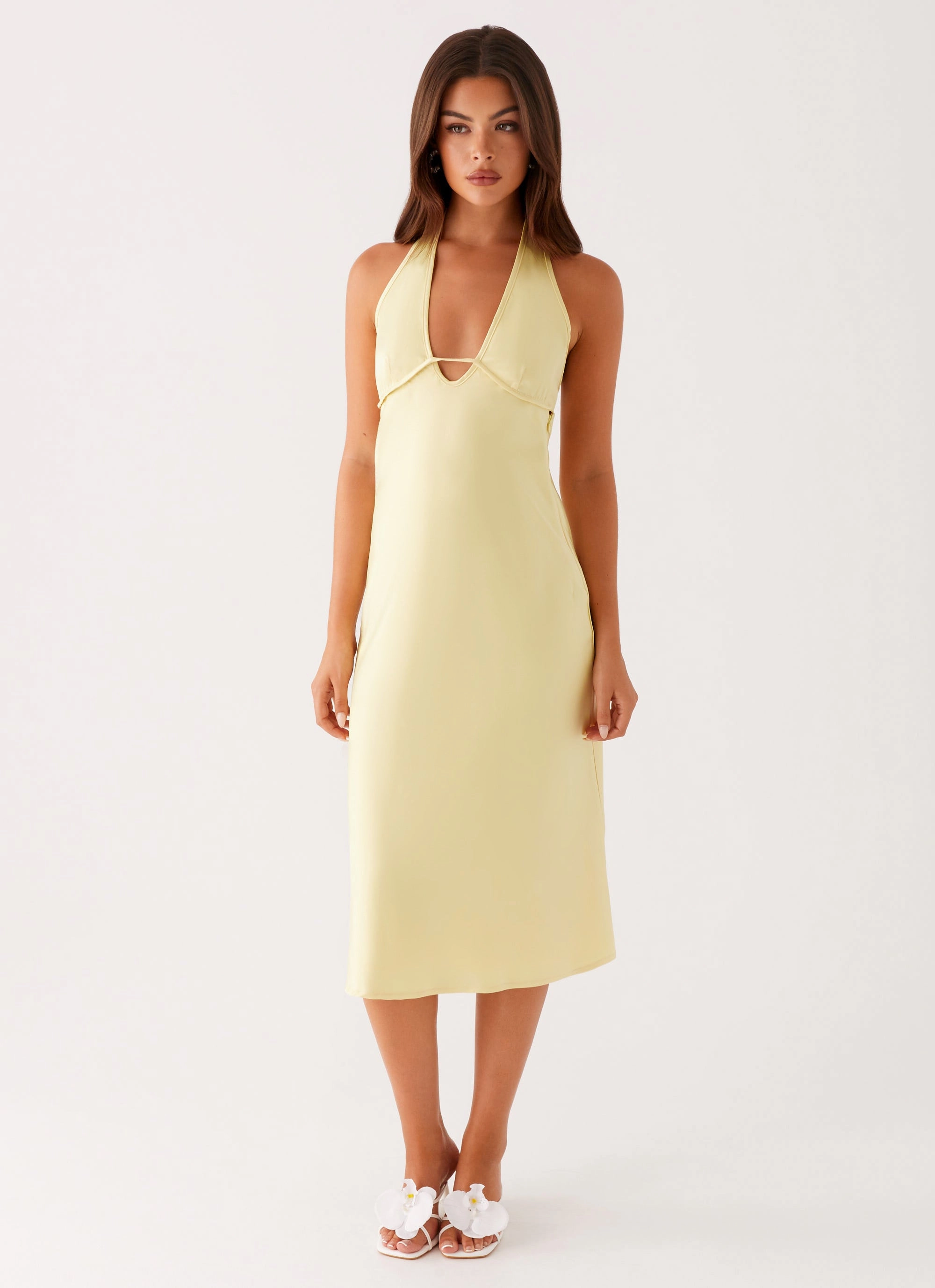 Relaxed Look QuickDryTechnology Davies Midi Dress - Yellow