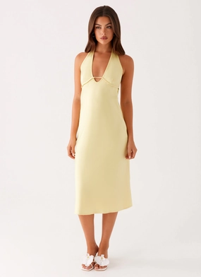 Relaxed Look QuickDryTechnology Davies Midi Dress - Yellow