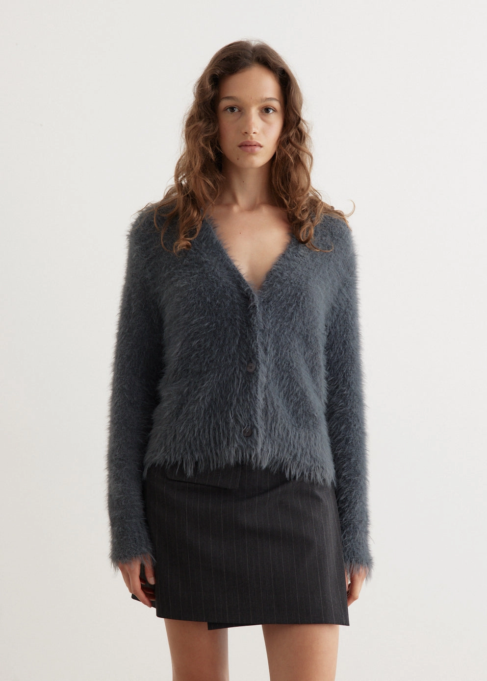 Mid Length Smart Casual Balto Cropped Cardigan
