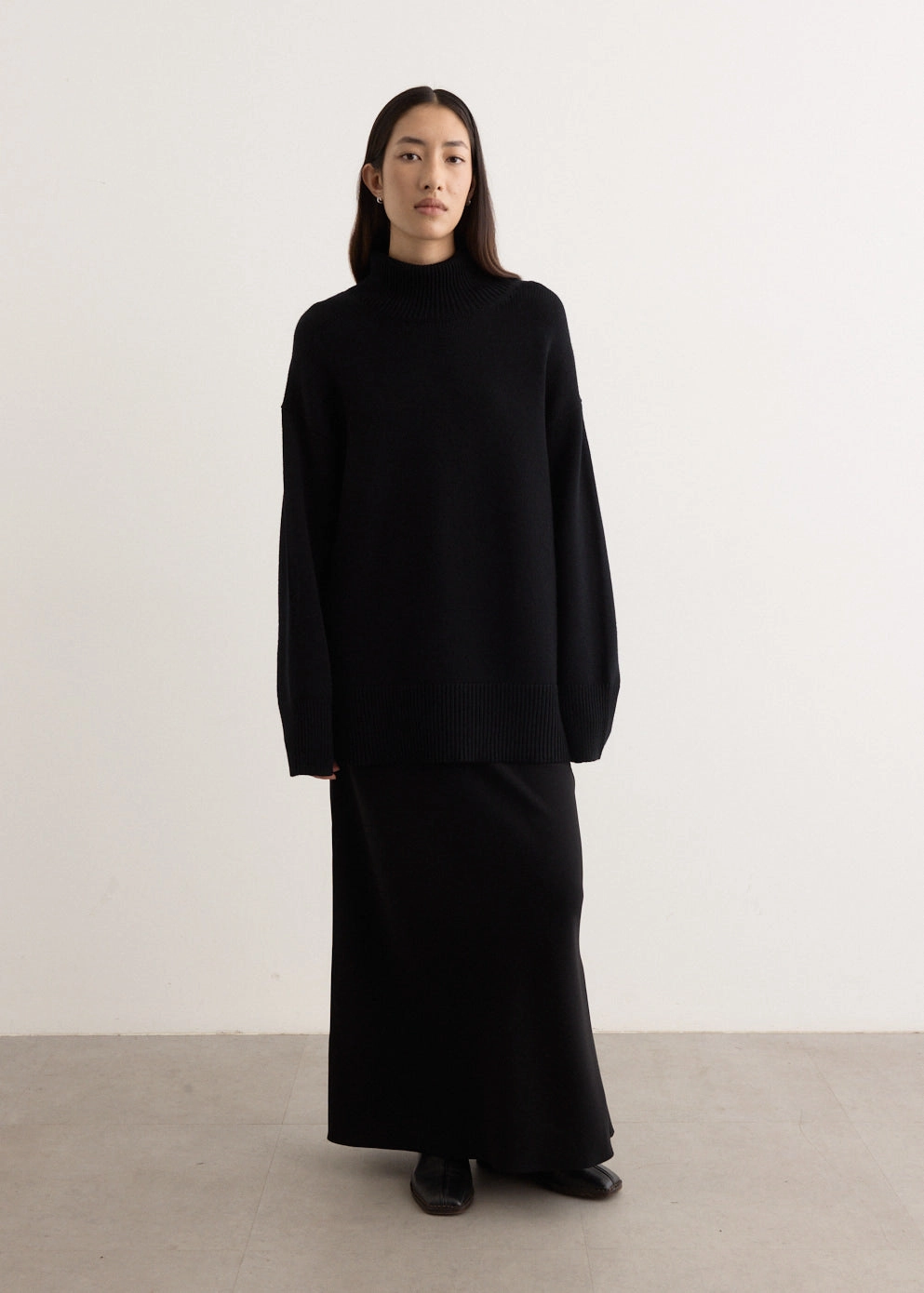 Recycled Fiber Blend Gibson Funnel Knit