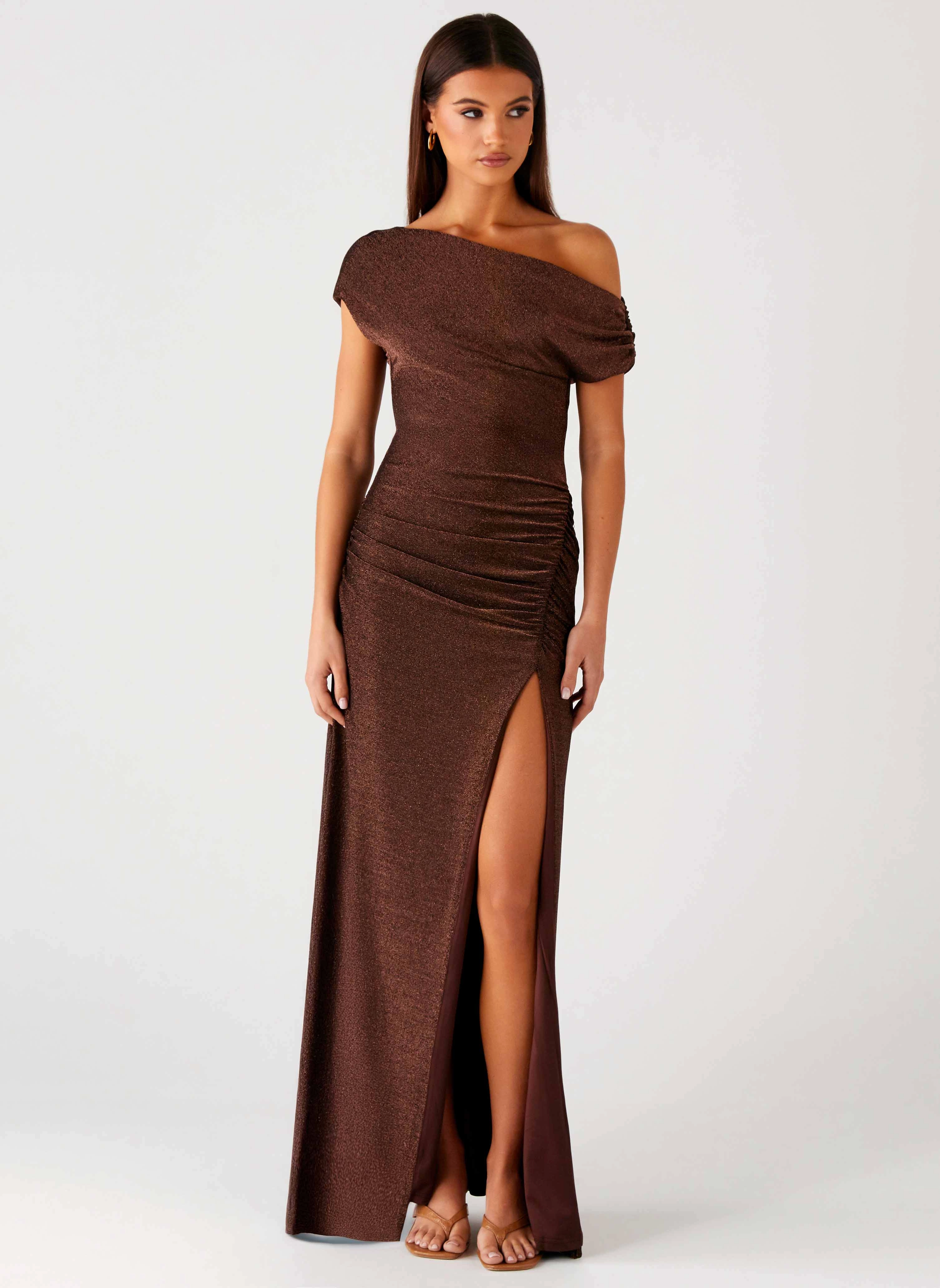 Harvest Moon Maxi Dress - Chocolate Daywear Comfort
