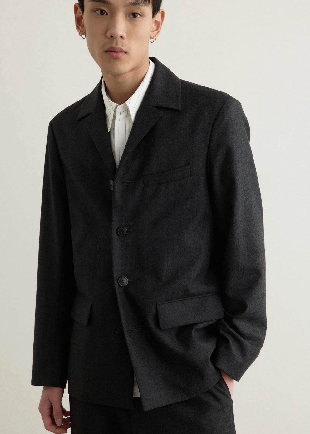 Stretchable Material Bays Jacket