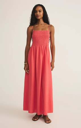BAYSIDE LINEN MAXI DRESS Natural Flow