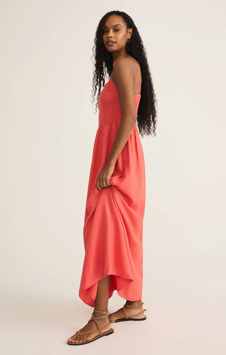 Long Lines BAYSIDE LINEN MAXI DRESS