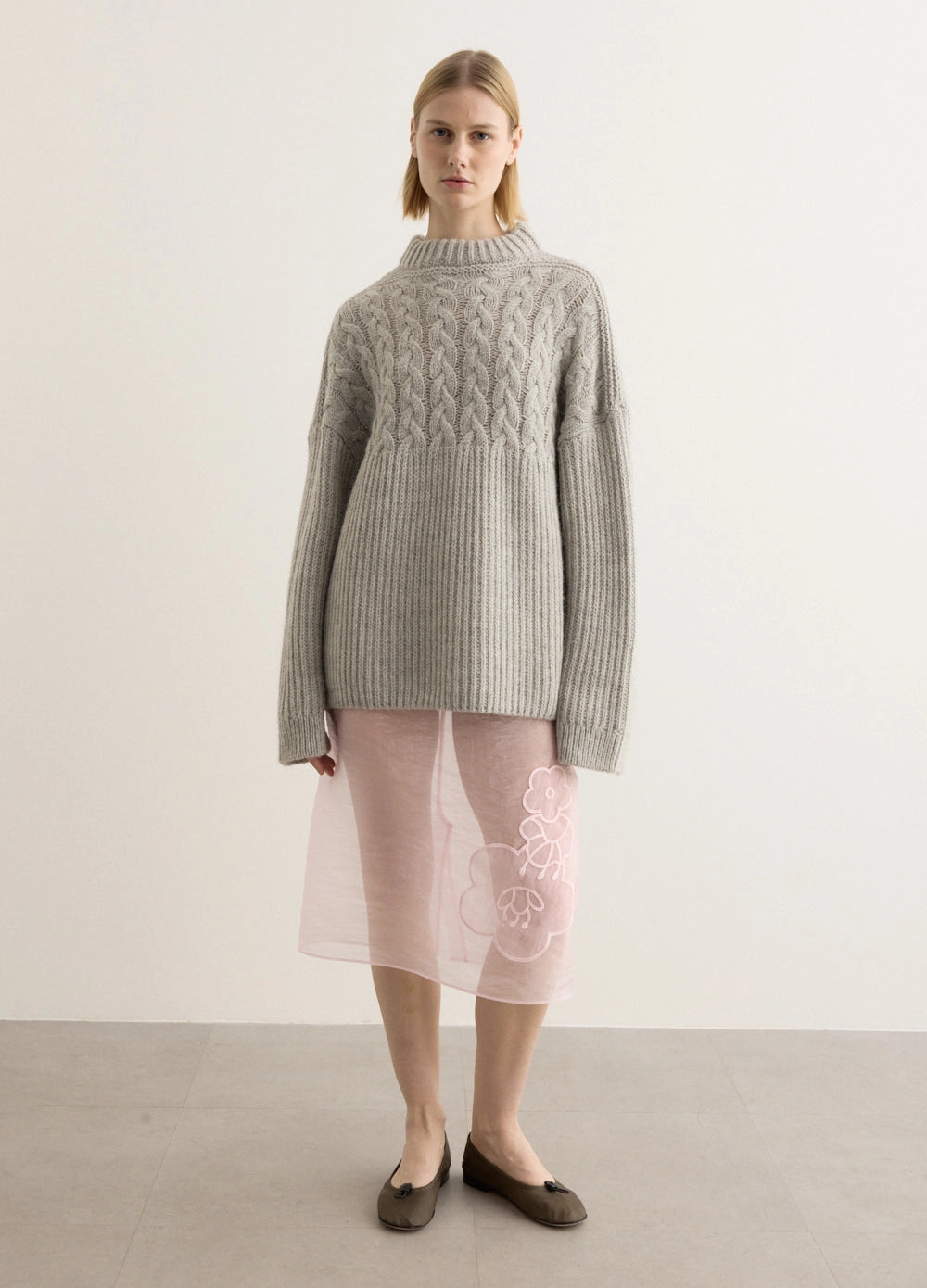 Belinda Jumper Simple Wear Ribbed Hemline