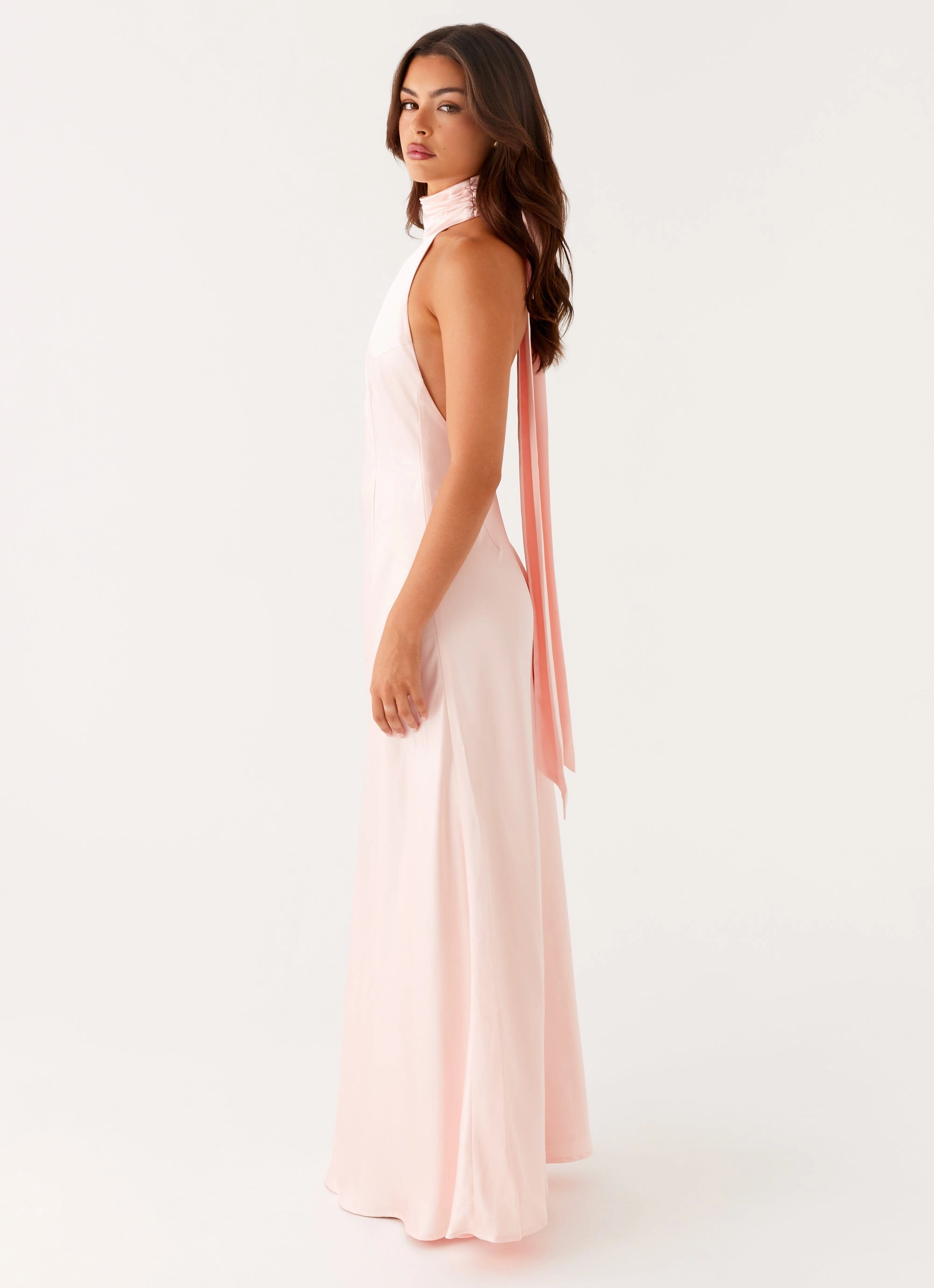 Siani Backless Maxi Dress - Pink Effortless weekend dress Balanced Light