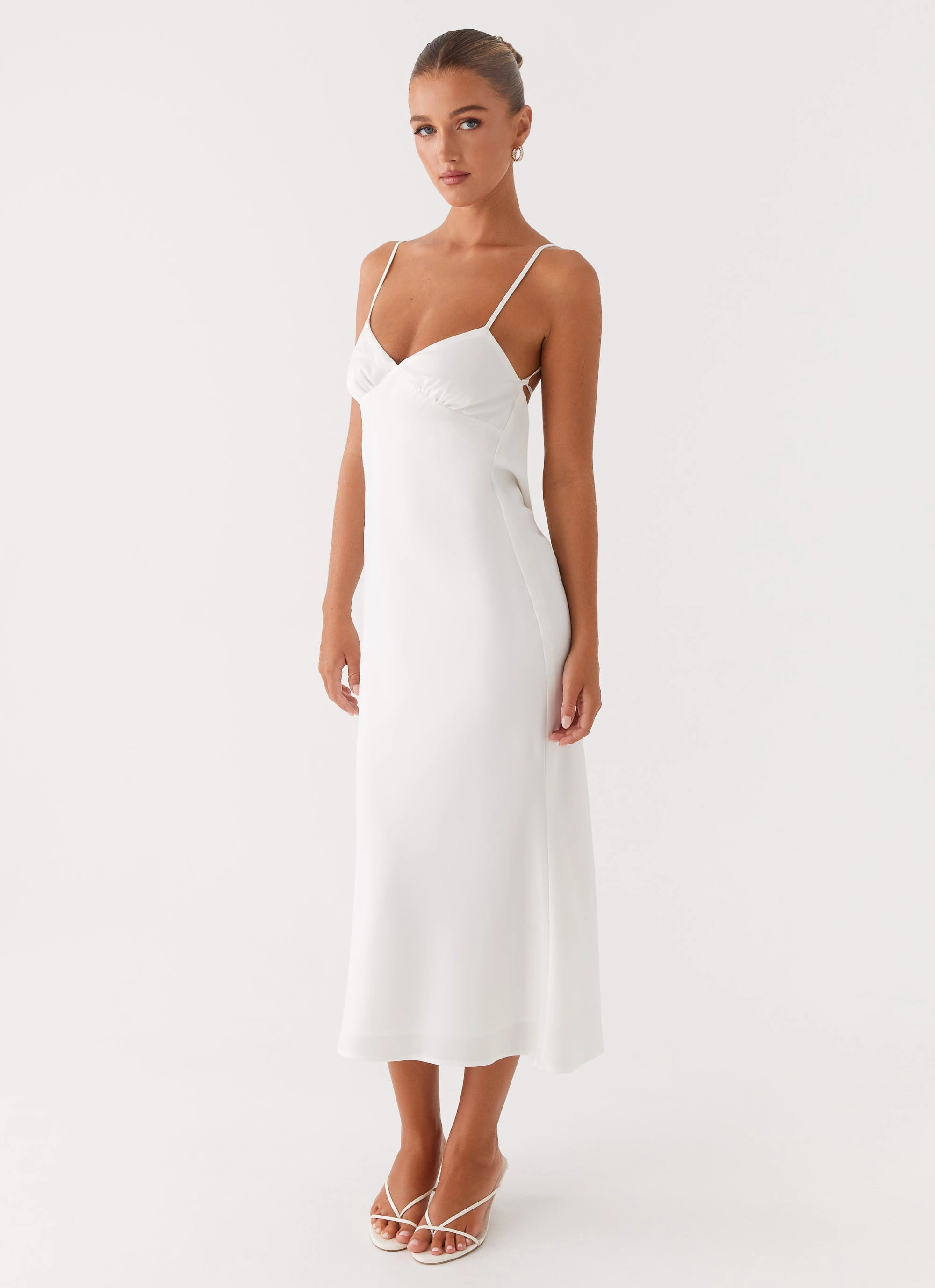 Relax Appeal Bentley Midi Dress - White