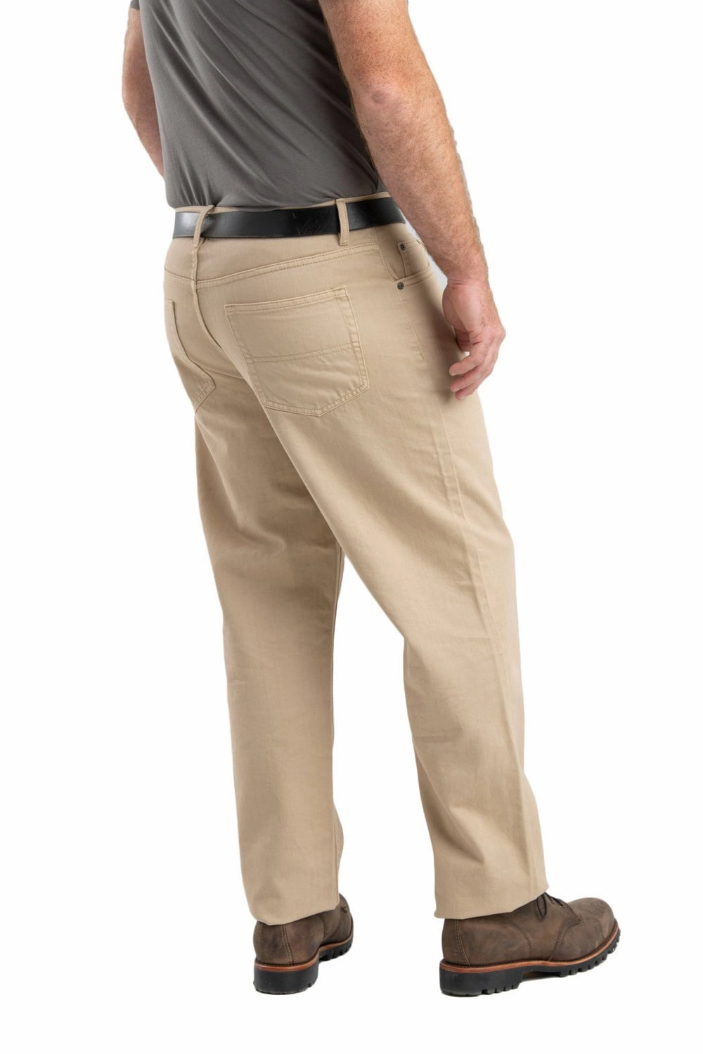 Berne Apparel Mens Heartland Flex Straight Leg Sand Cotton Blend Jeans Weekend Getaway Trend Setter Base Wear