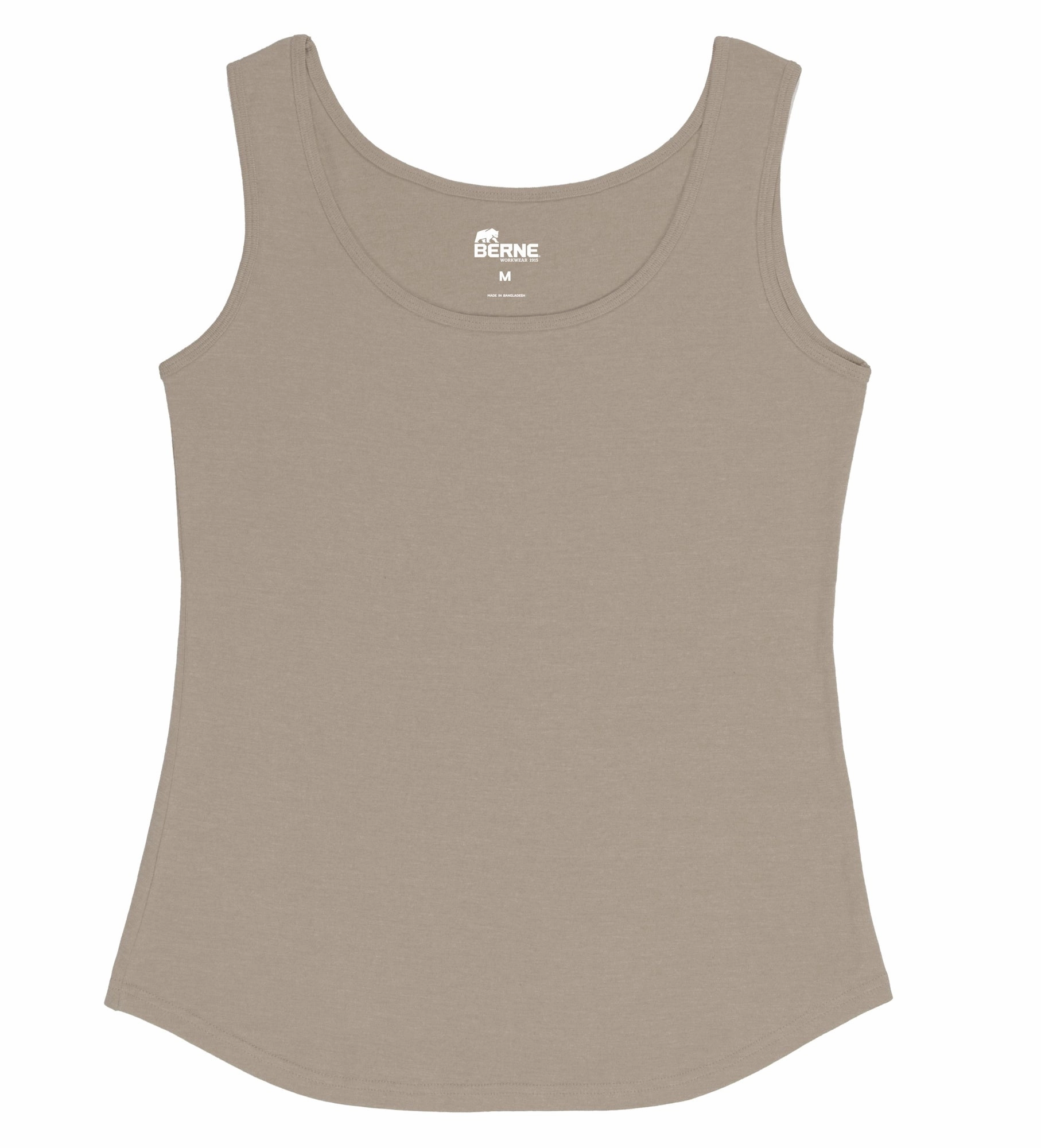 Modern Fit Berne Ash Cotton Blend Ladies Lightweight Performance Tank S/L