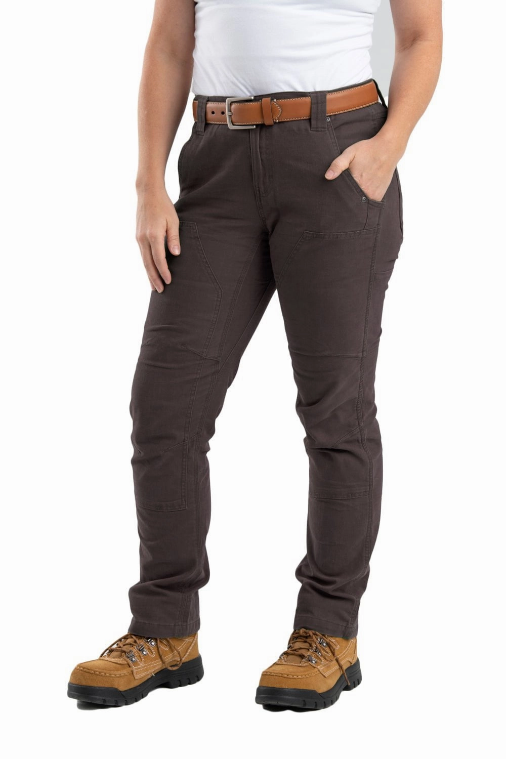 Relaxed Style Work Ready Outdoor Enthusiast Berne Tuscan Cotton Blend Womens Flex Softstone Duck Pants