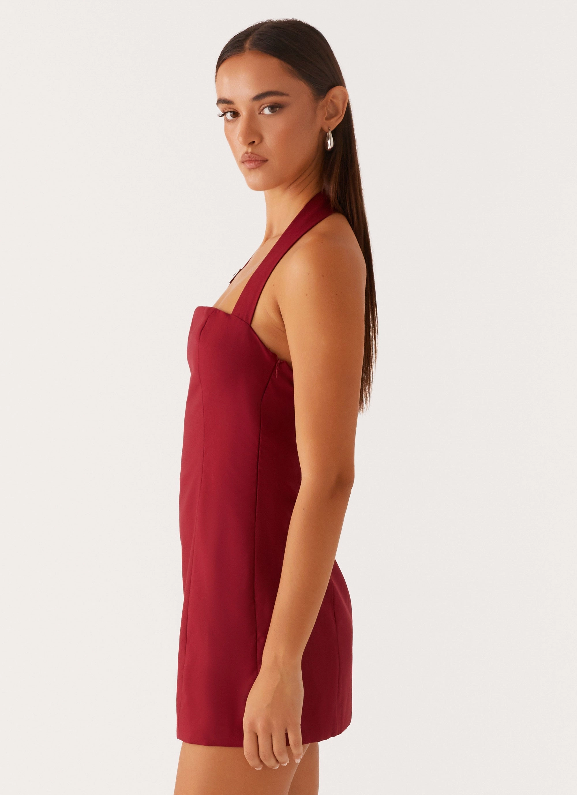 Bianca Halter Dress - Red Tailored Wear Mix-And-Match