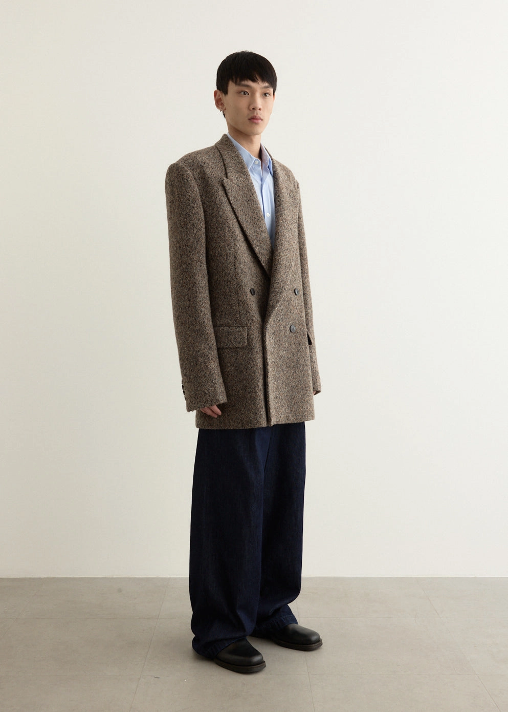 Hidden Ventilation Soft Interior Brushing Bishop Jacket