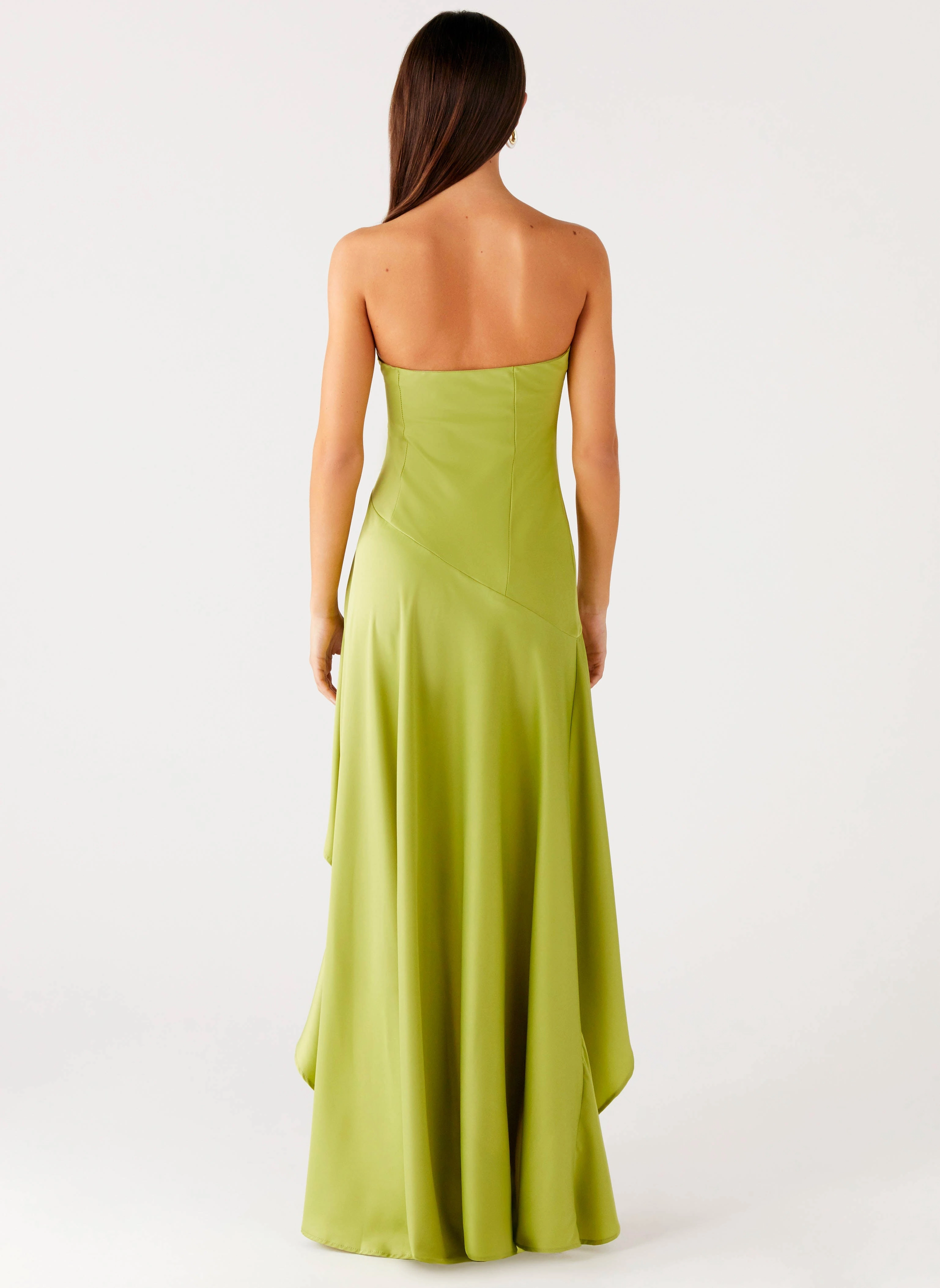 Flowy casual dress Luxurious Feel Bodie Maxi Dress - Lime