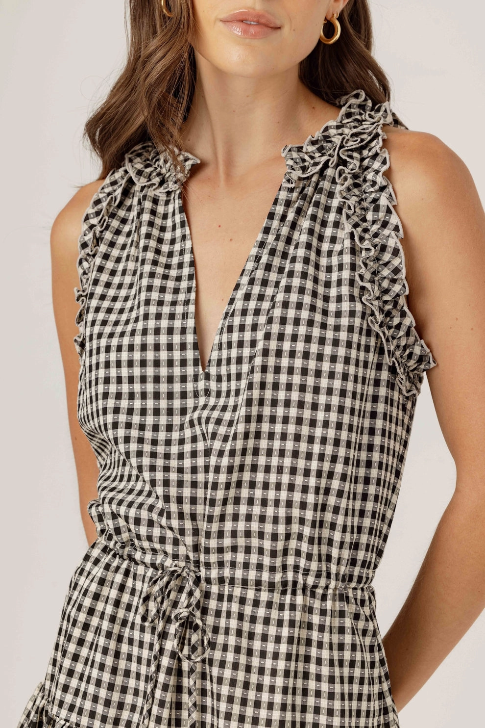 relaxed elegance GINGHAM BLISSE DRESS