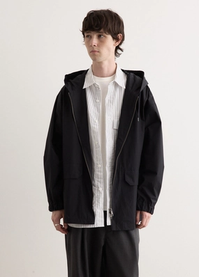 Functional Zip Detail High Tensile Reinforcement Silicone Coated Hooded Coat