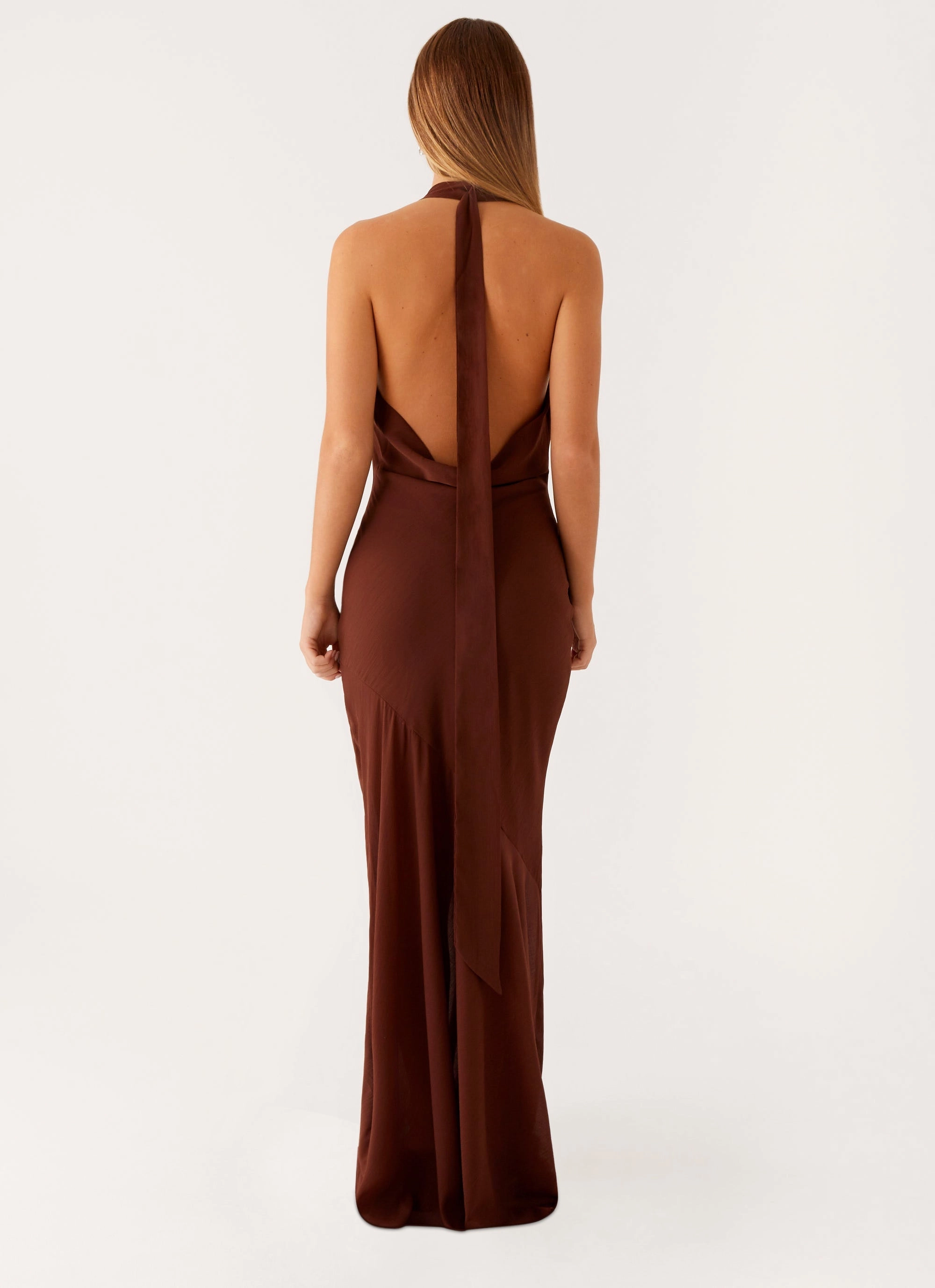 Sullivan Maxi Dress - Chocolate Eco-Lining