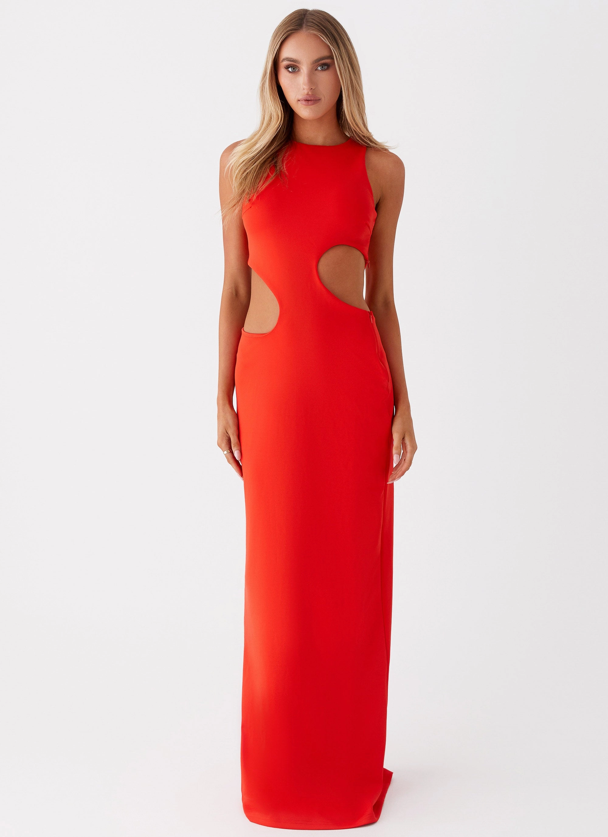 Vaeloria Maxi Dress - Red Body Confidence