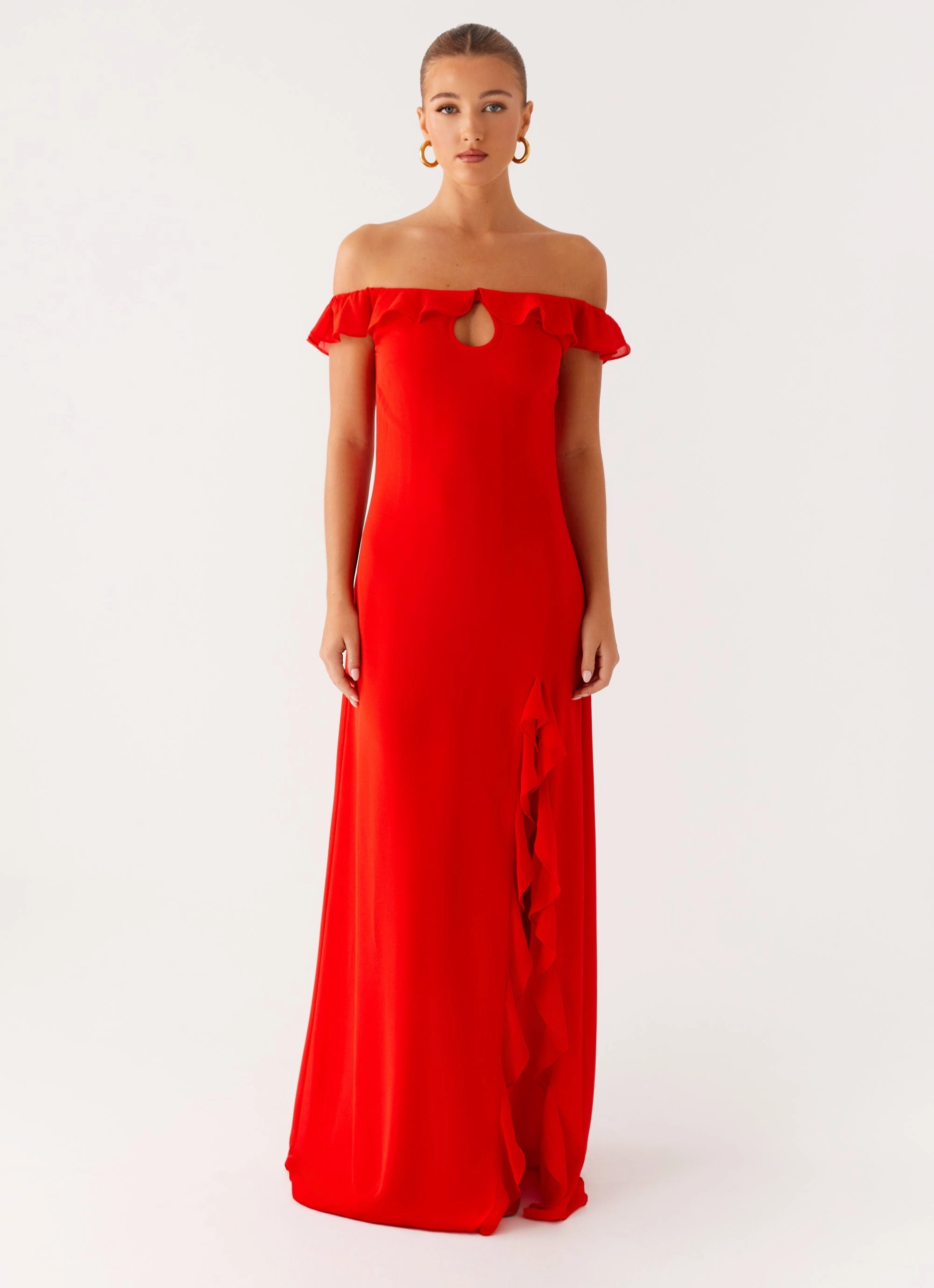 Relax Layers Braxton Maxi Dress - Red