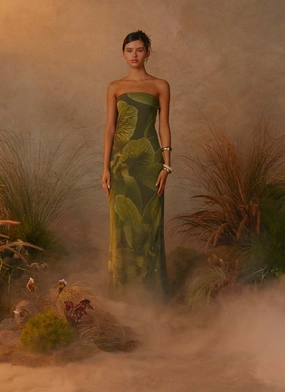 Modern Aesthetic Nettle Maxi Dress - Tropic Floral