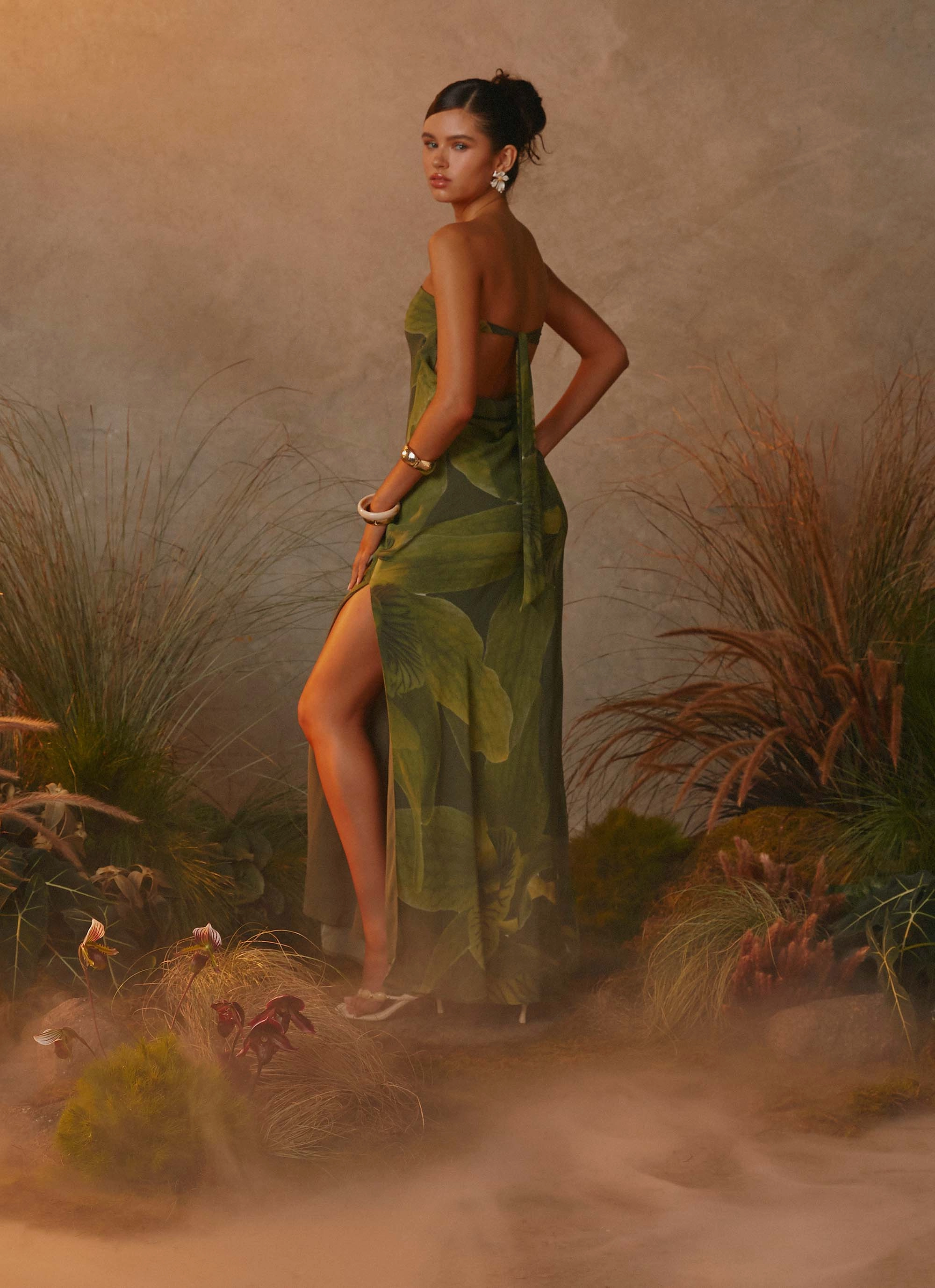 Nettle Maxi Dress - Tropic Floral Grab Now