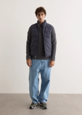 Reversible Cotton Down Vest Vegan Safe Reversible Style