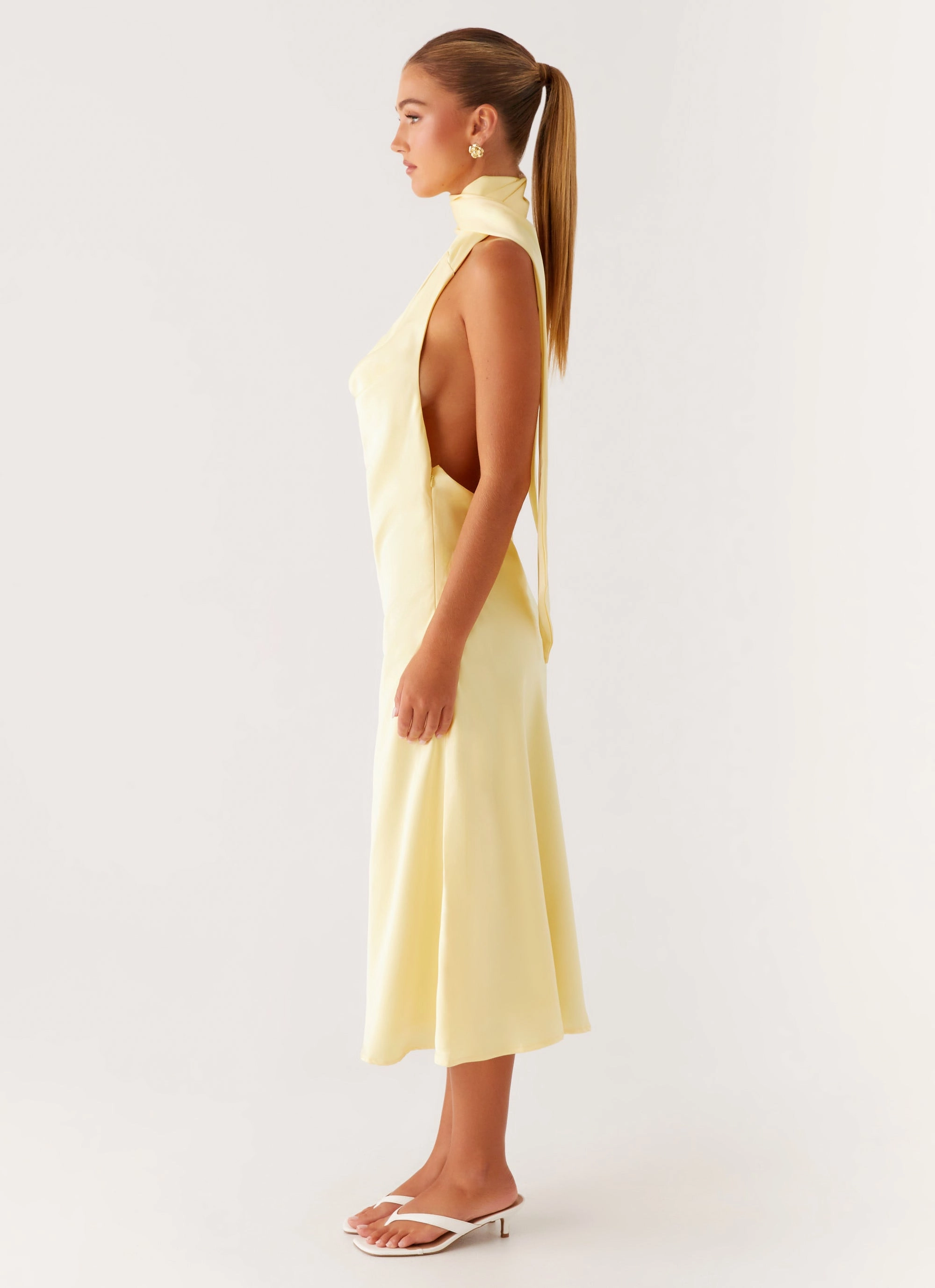 Fall Comfort Easy Vibe Sonny Midi Dress - Yellow