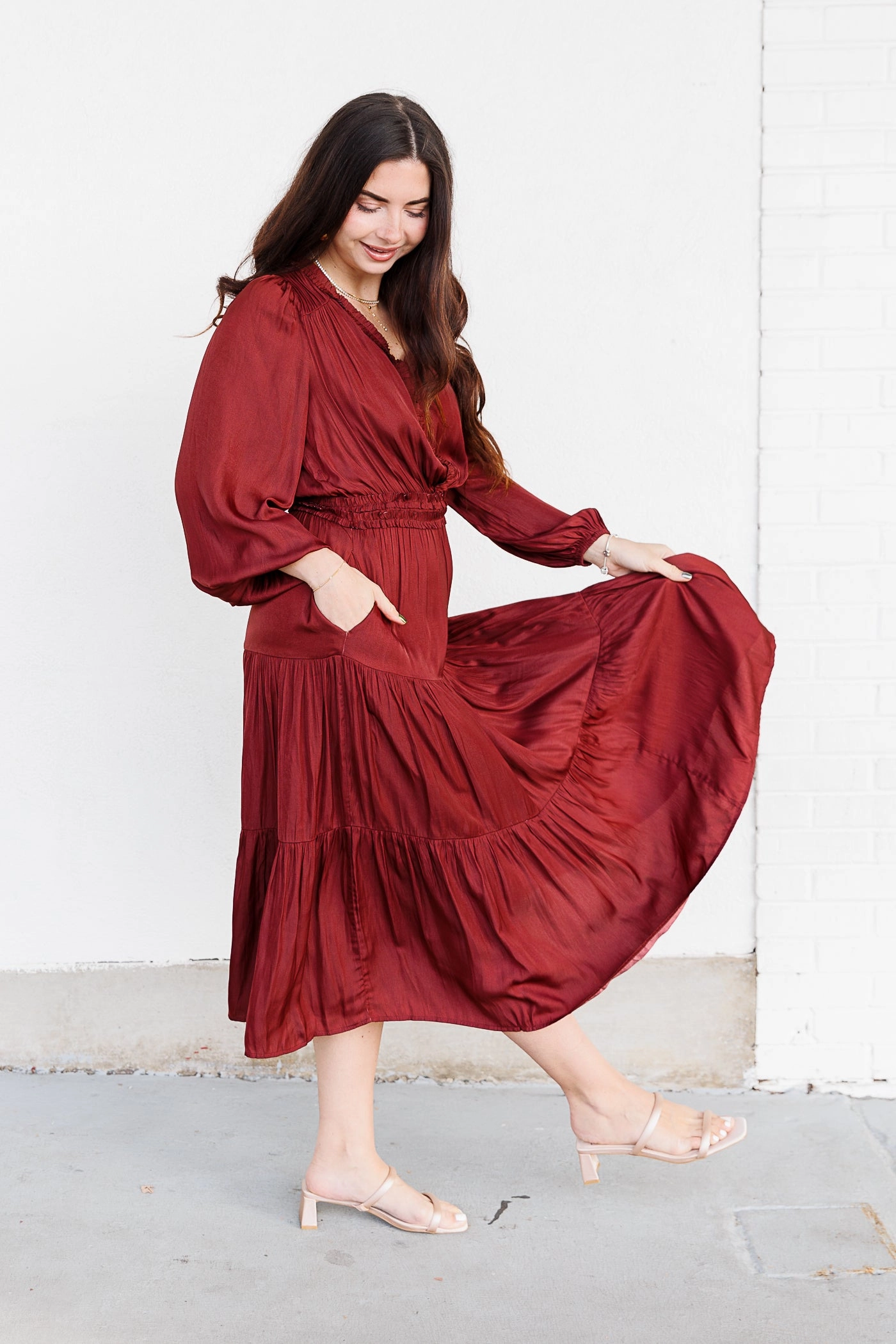 Gentle Drape BRITTANY MIDI DRESS