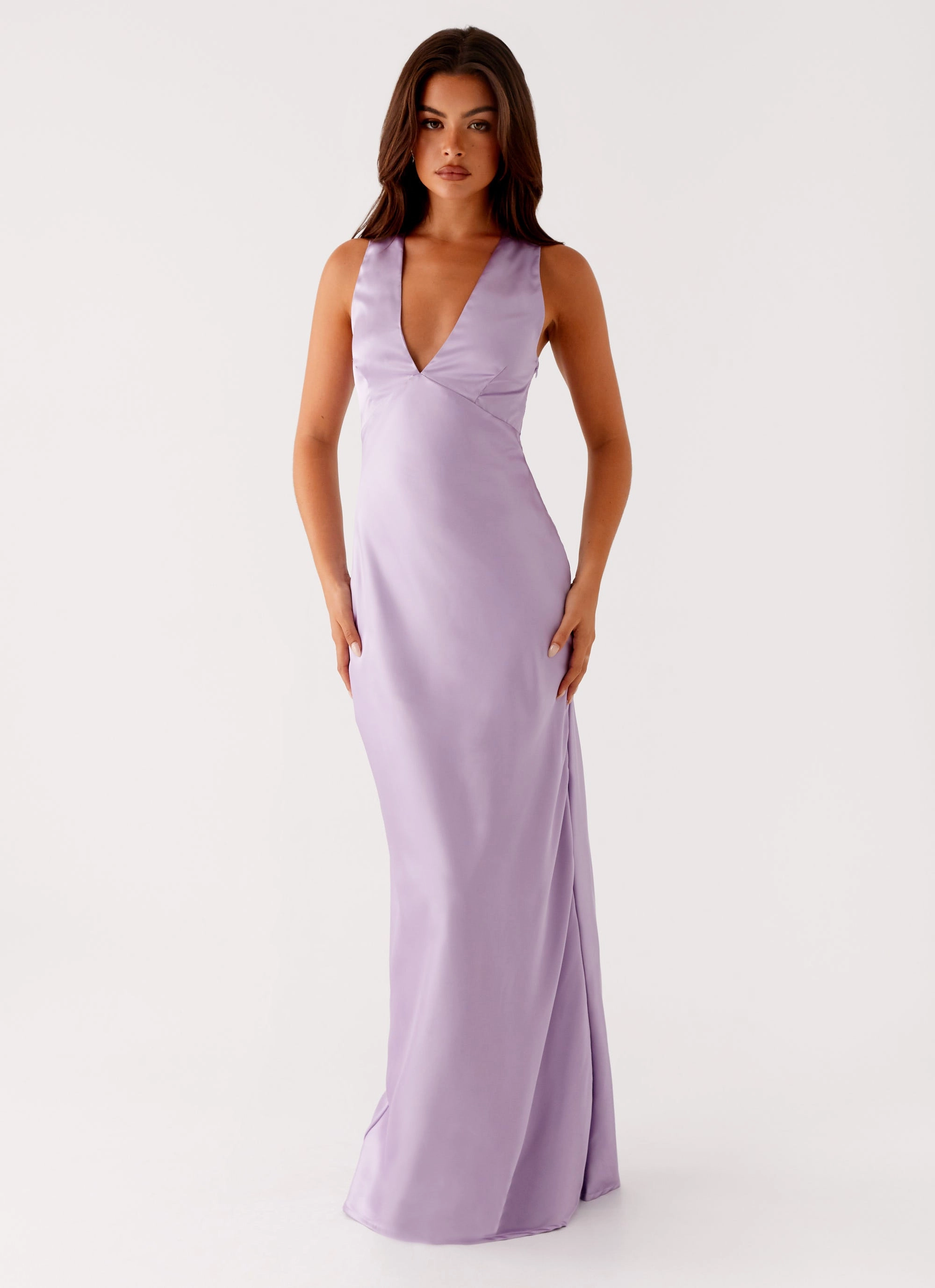 Brody Maxi Dress - Lilac Noble Glow Soft Material