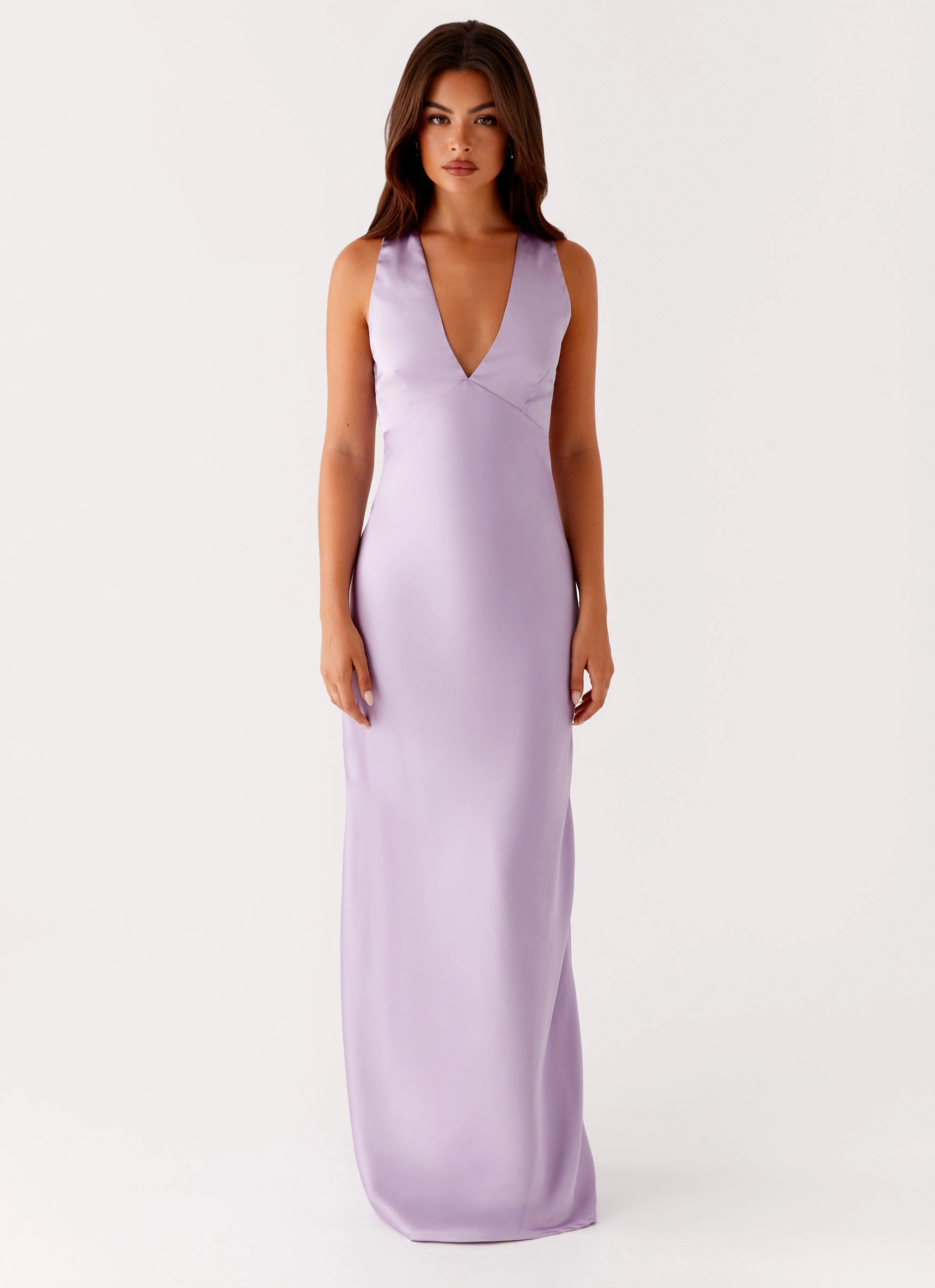 Clean Cut Comfy Detail Brody Maxi Dress - Lilac