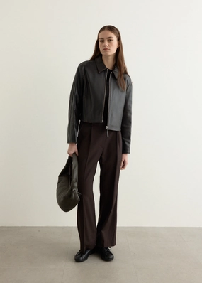 Water Repellent Coating Real Leather Jacket