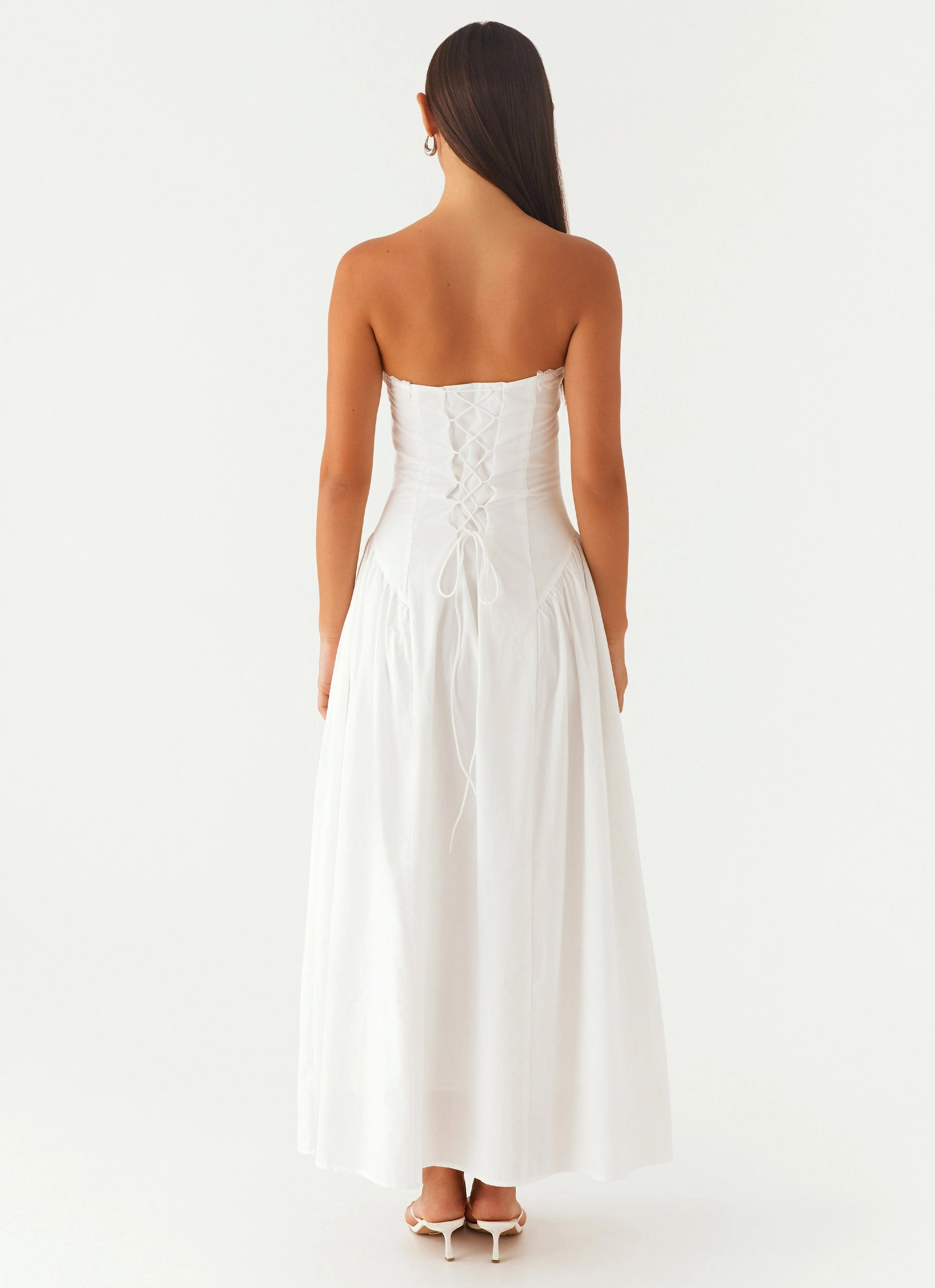 Muted Tones Burleigh Maxi Dress - Ivory