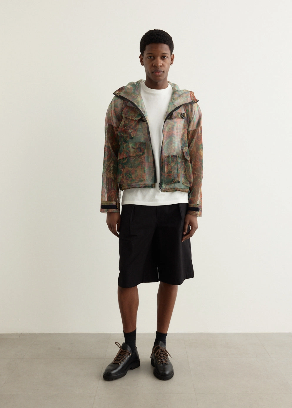 Bush Trek Jacket - Heavyweight Mesh Comfort Stretch Fabric Flatlock Seam Construction