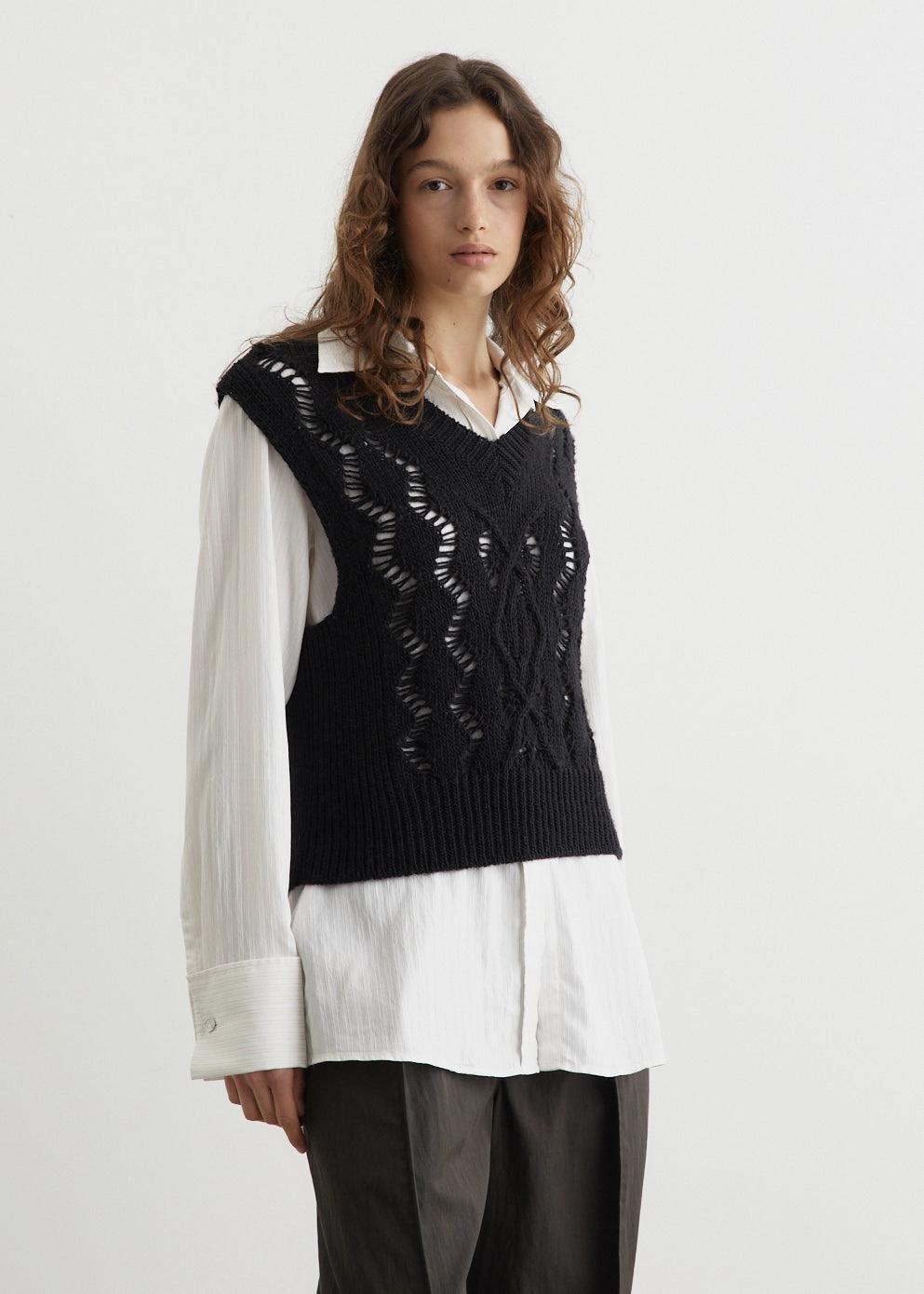 Cable Michigan Tank Top Layered Cuff