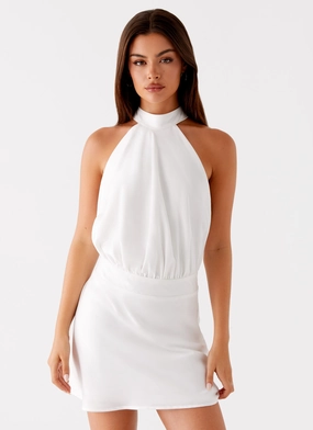 Fit Mood Fluid movement Camera Shy Mini Dress - Ivory