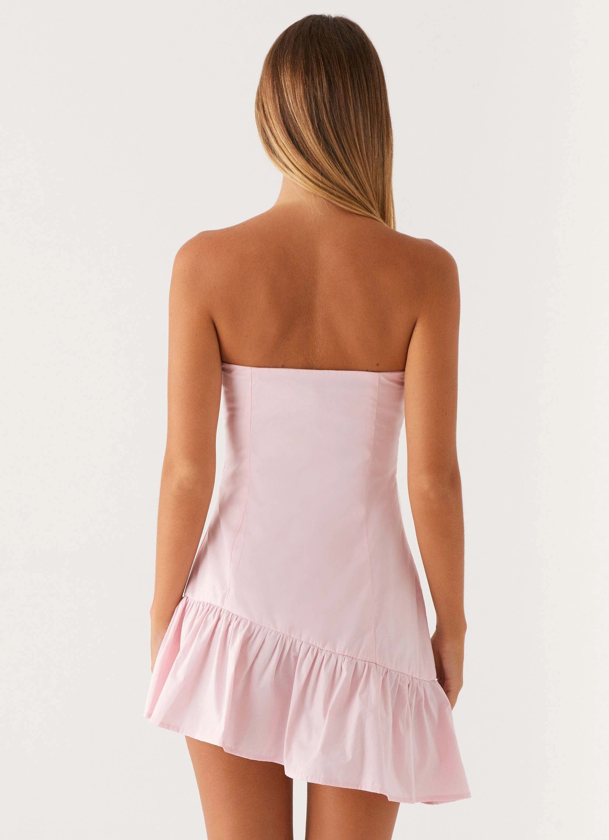 Bare Arm Camillo Mini Dress - Pink
