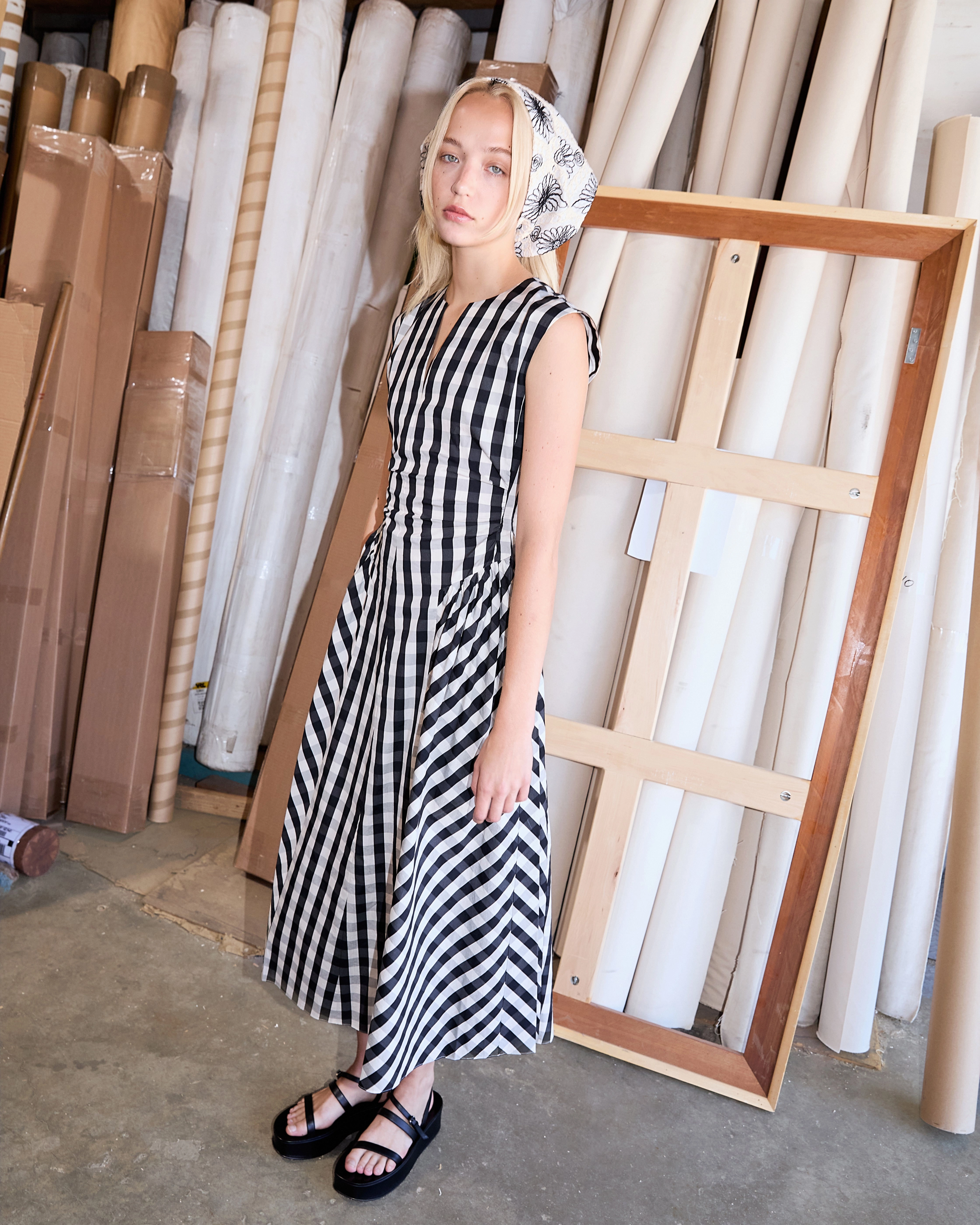 Texture Play Skin-friendly Candace Dress