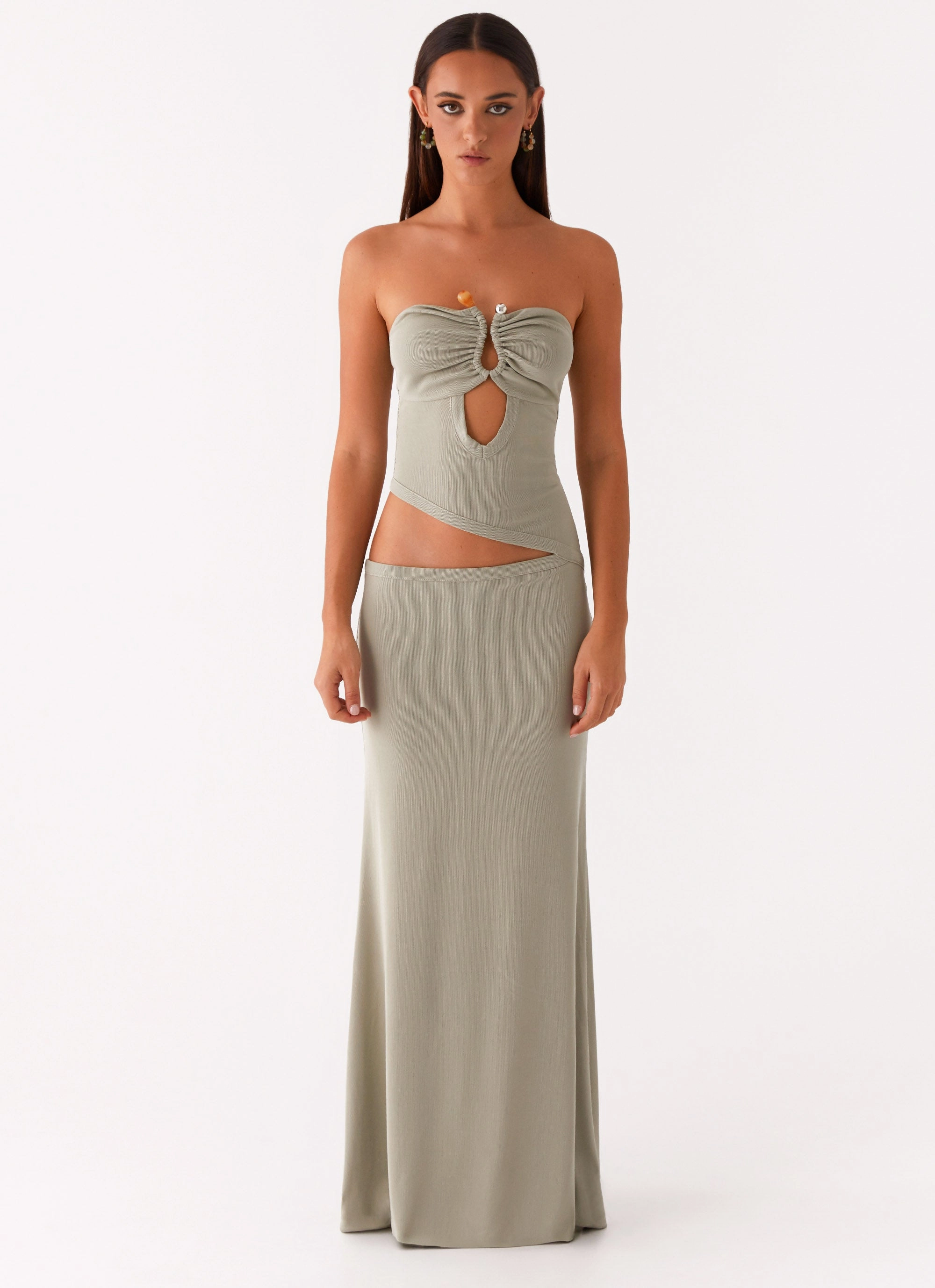 Wild Roses Maxi Dress - Sage Cozy Wear Light Appeal