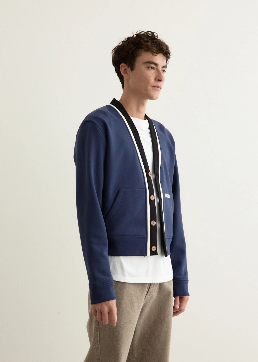 Cardigan Sweatshirt Noise Free Movement