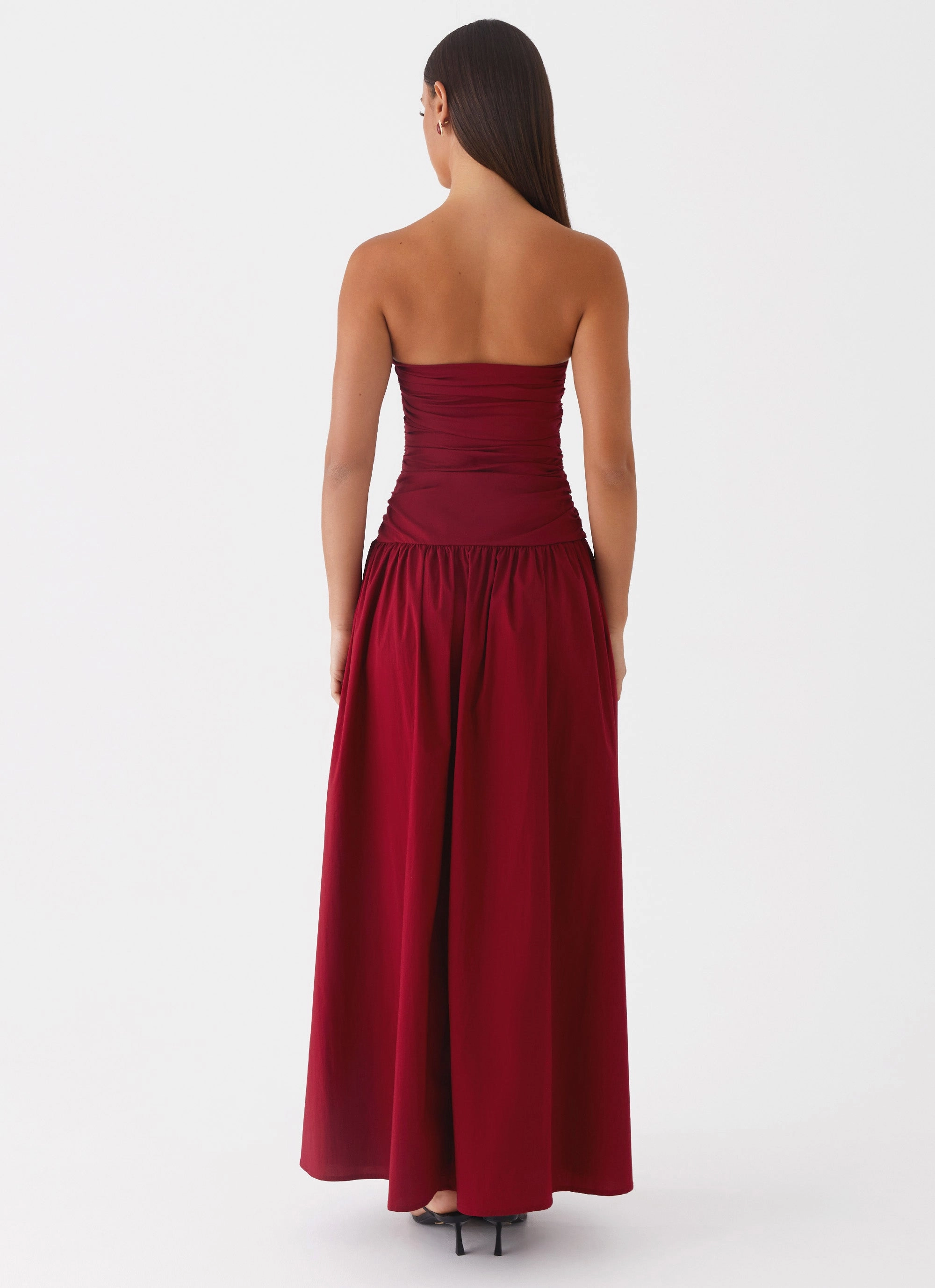 Modern Finish Carmel Maxi Dress - Merlot