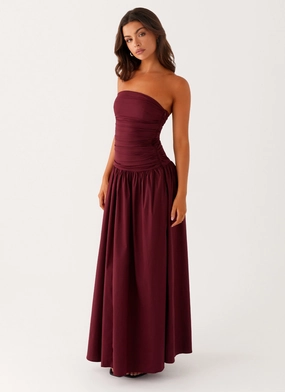 Carmel Maxi Dress - Mulberry Refined Cut