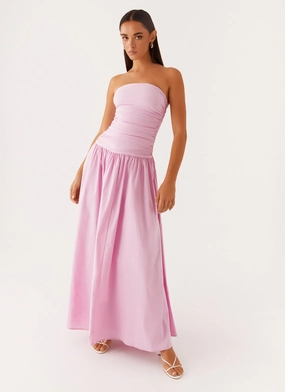 Carmel Maxi Dress - Pink Glamorous look
