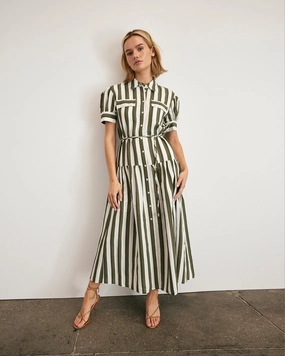 Carrington Dress Clasp-Closure Sleeveless