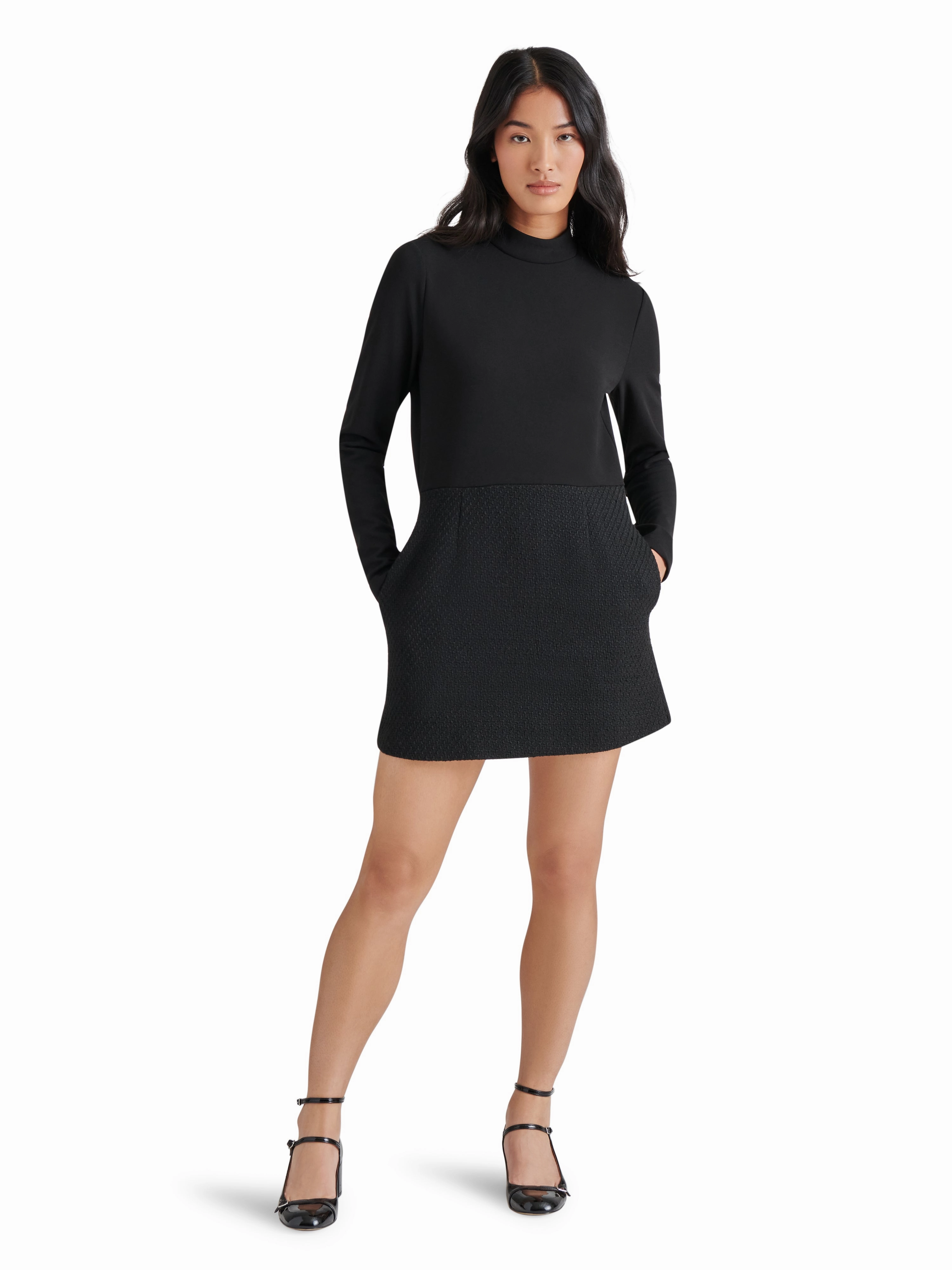 Ty Dress in Black Lightweight Fabric Light Wear