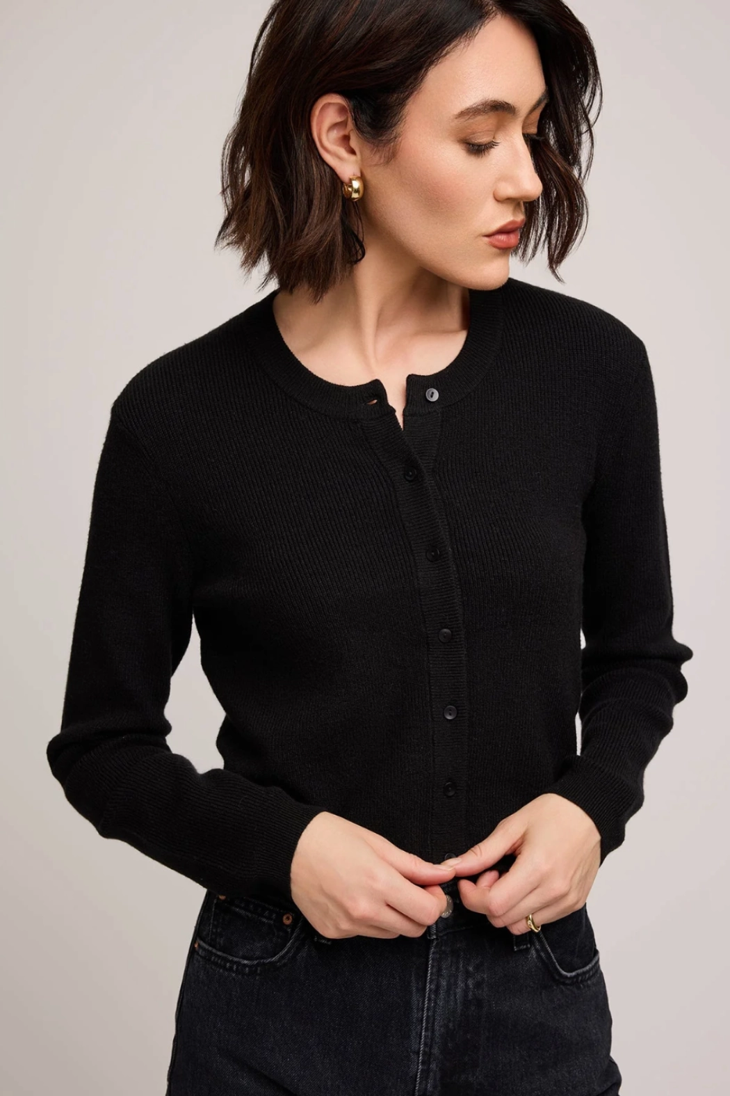 Soft Touch Mirabelle Cardigan - Black