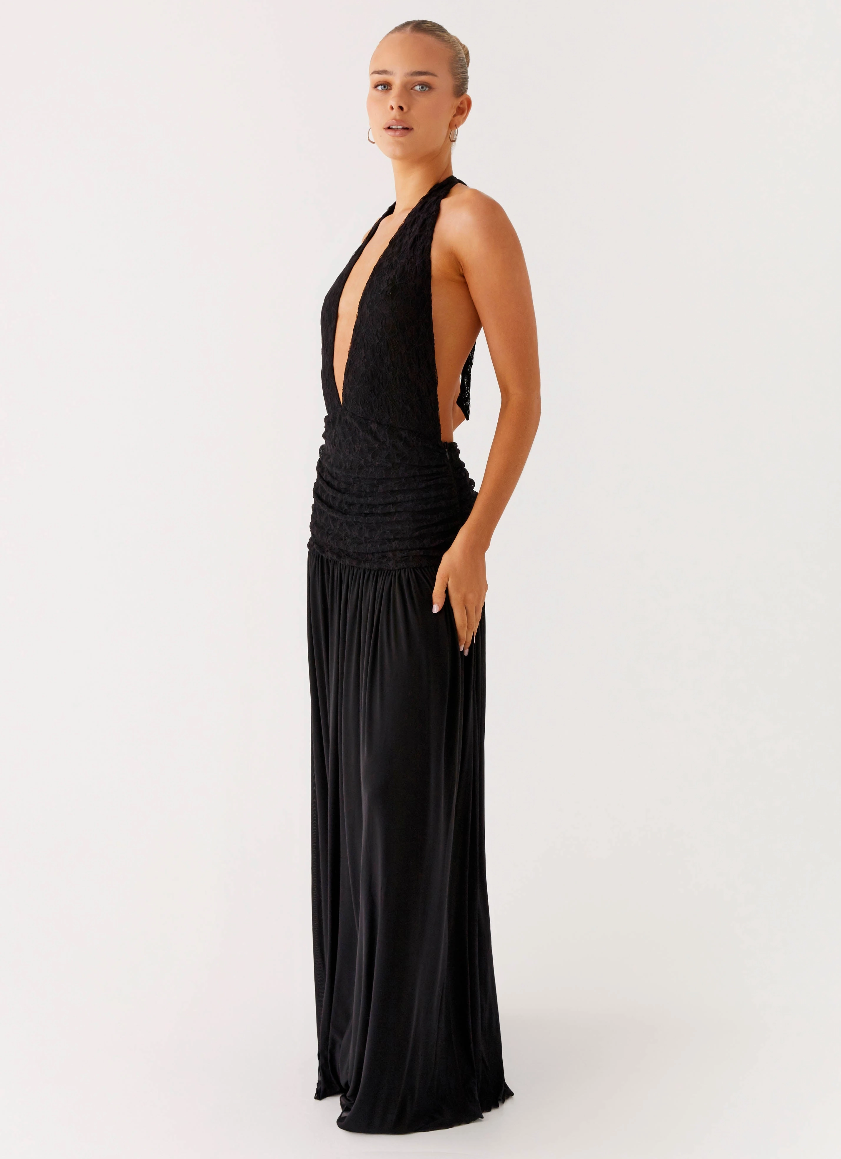 Smart Shape Full Attention Maxi Dress - Black
