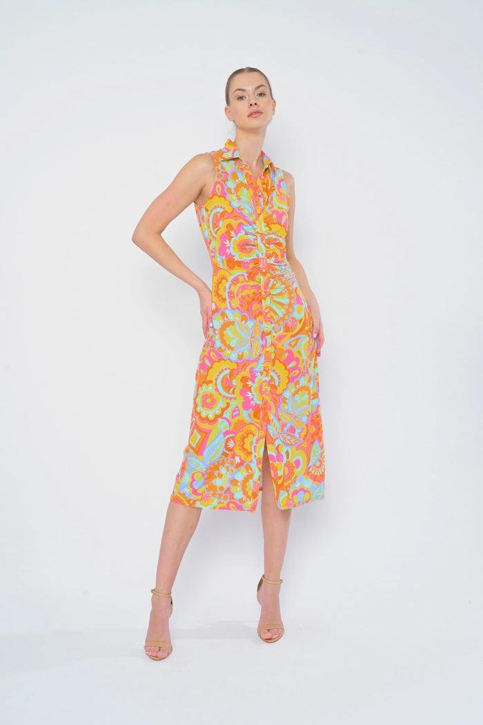 Adrianne Dress in Rainbow Beach Cozy Style
