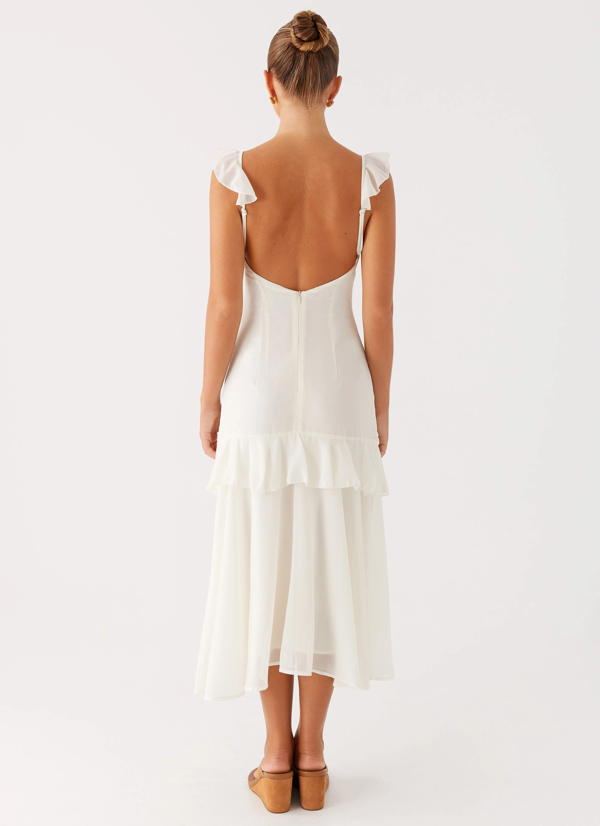 Clean Tone Celie Midi Dress - Ivory